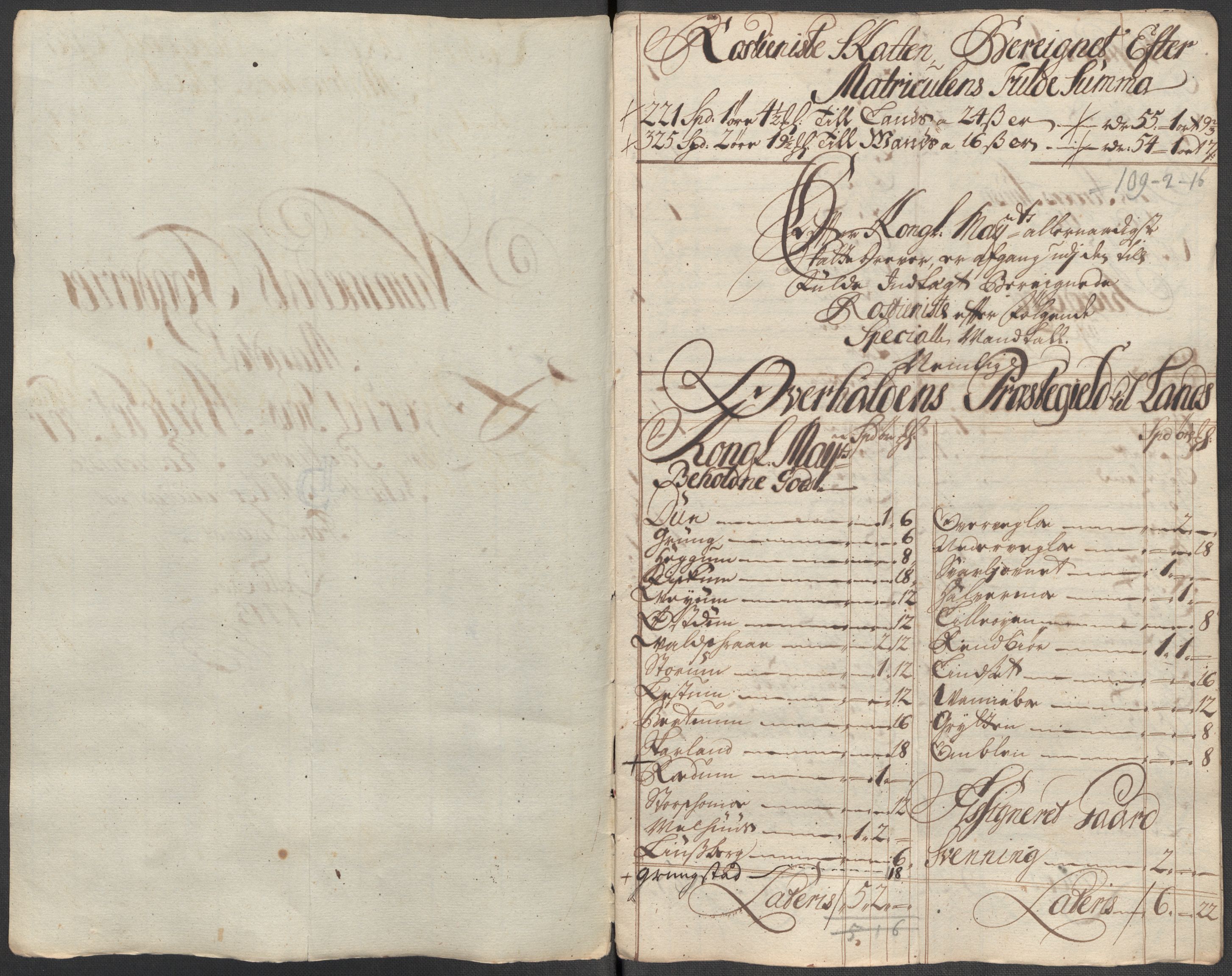 Rentekammeret inntil 1814, Reviderte regnskaper, Fogderegnskap, AV/RA-EA-4092/R64/L4436: Fogderegnskap Namdal, 1715, s. 223