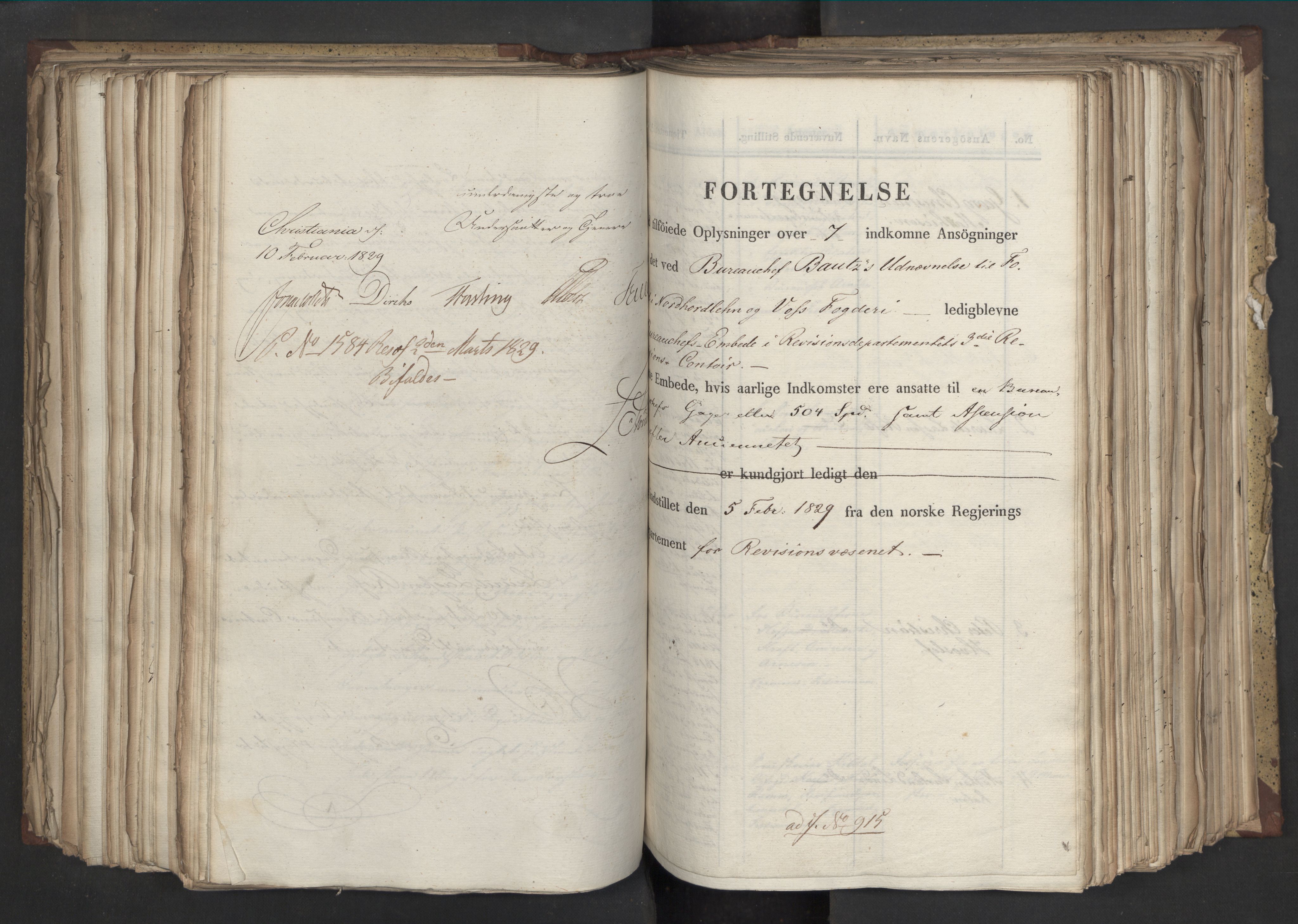 Statsrådsavdelingen i Stockholm, AV/RA-S-1003/D/Da/L0058: Regjeringsinnstillinger nr. 808-1073, 1829, s. 355