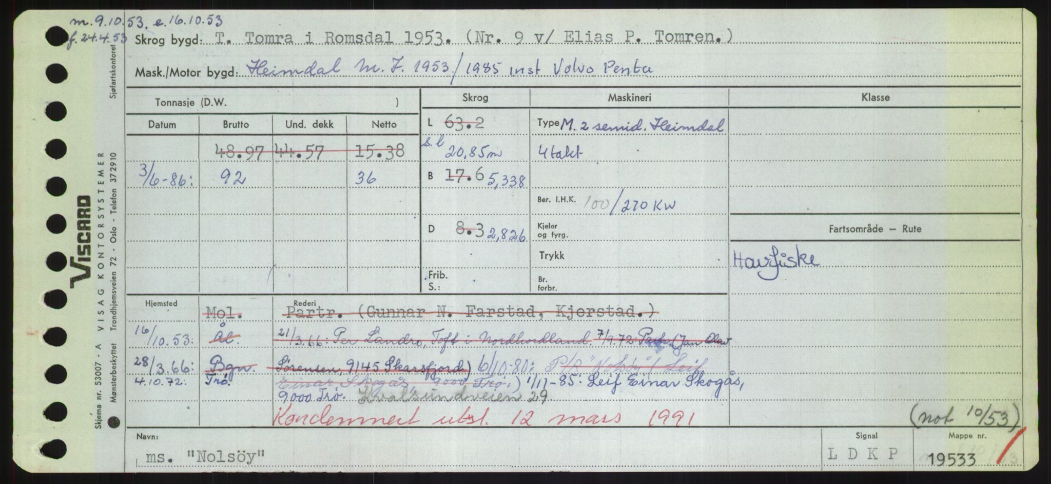 Sjøfartsdirektoratet med forløpere, Skipsmålingen, AV/RA-S-1627/H/Hd/L0026: Fartøy, N-Norhol, s. 245