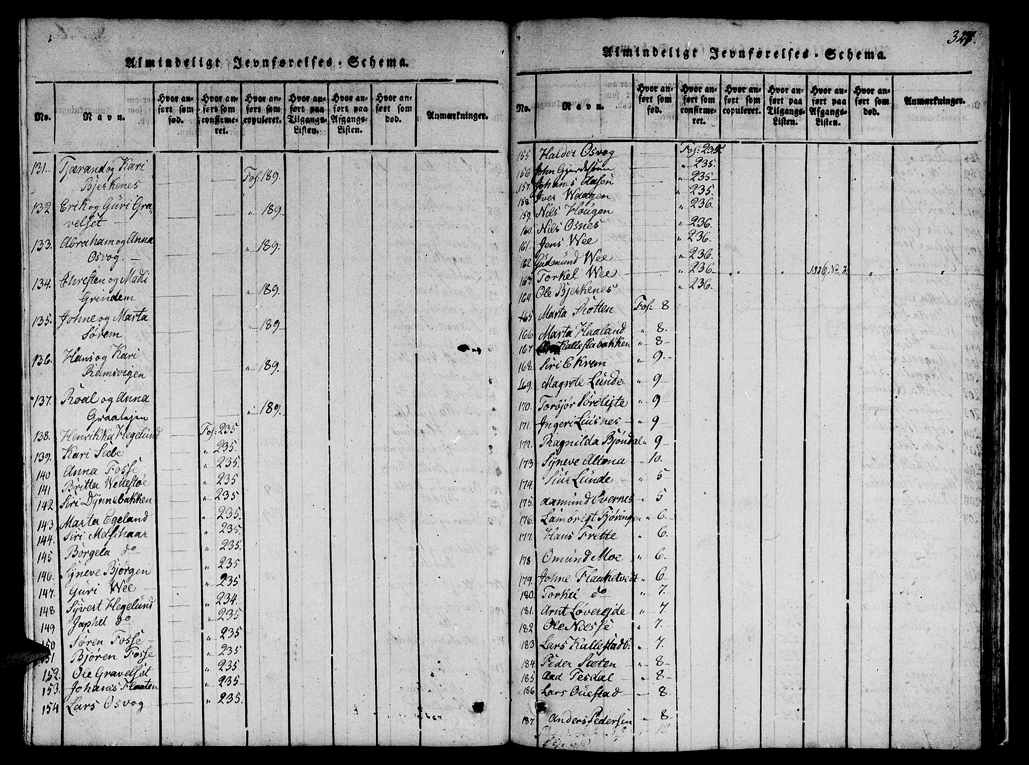 Etne sokneprestembete, AV/SAB-A-75001/H/Haa: Ministerialbok nr. A 6, 1815-1831, s. 327