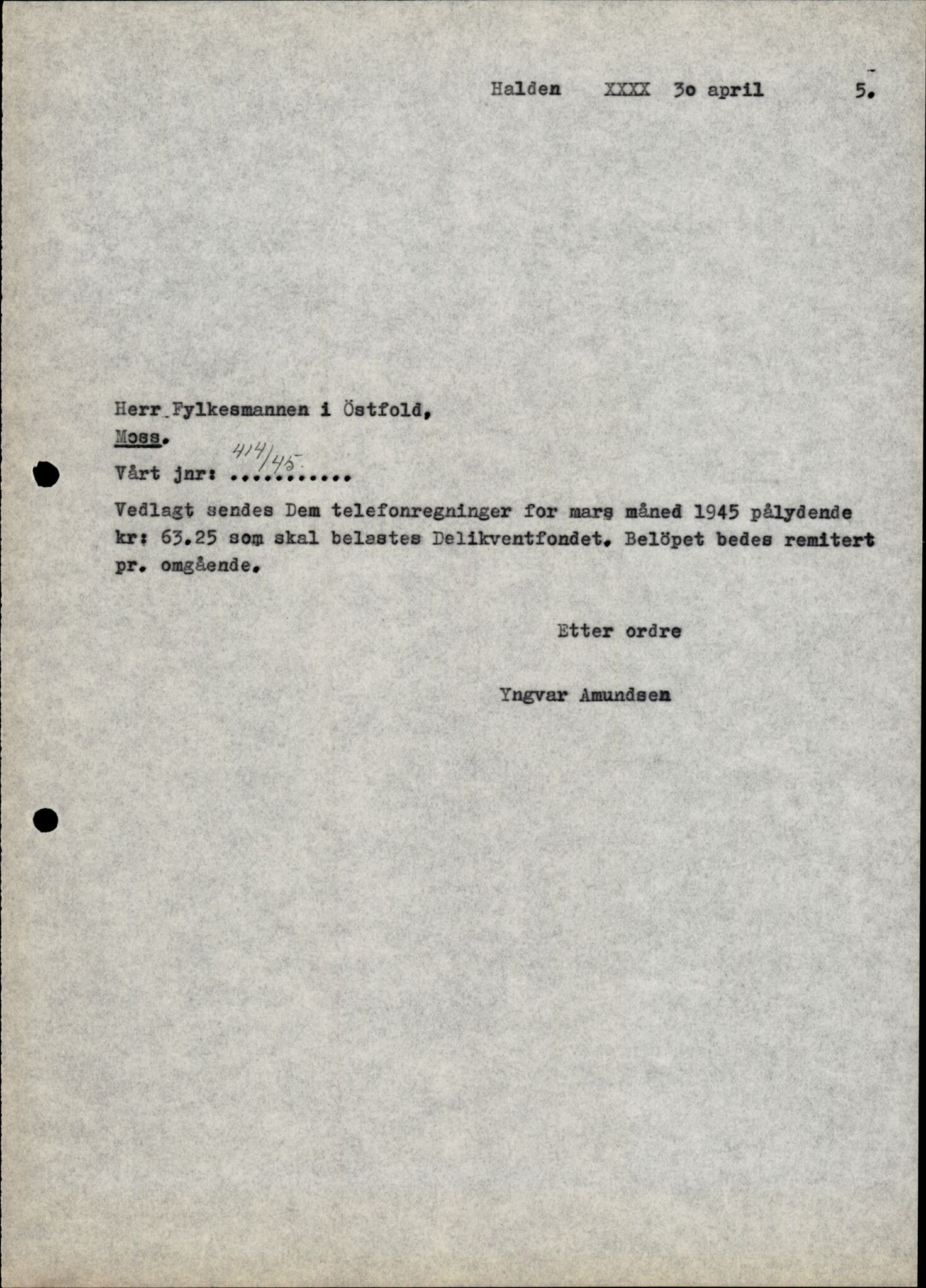 Forsvarets Overkommando. 2 kontor. Arkiv 11.4. Spredte tyske arkivsaker, AV/RA-RAFA-7031/D/Dar/Darc/L0006: BdSN, 1942-1945, s. 920