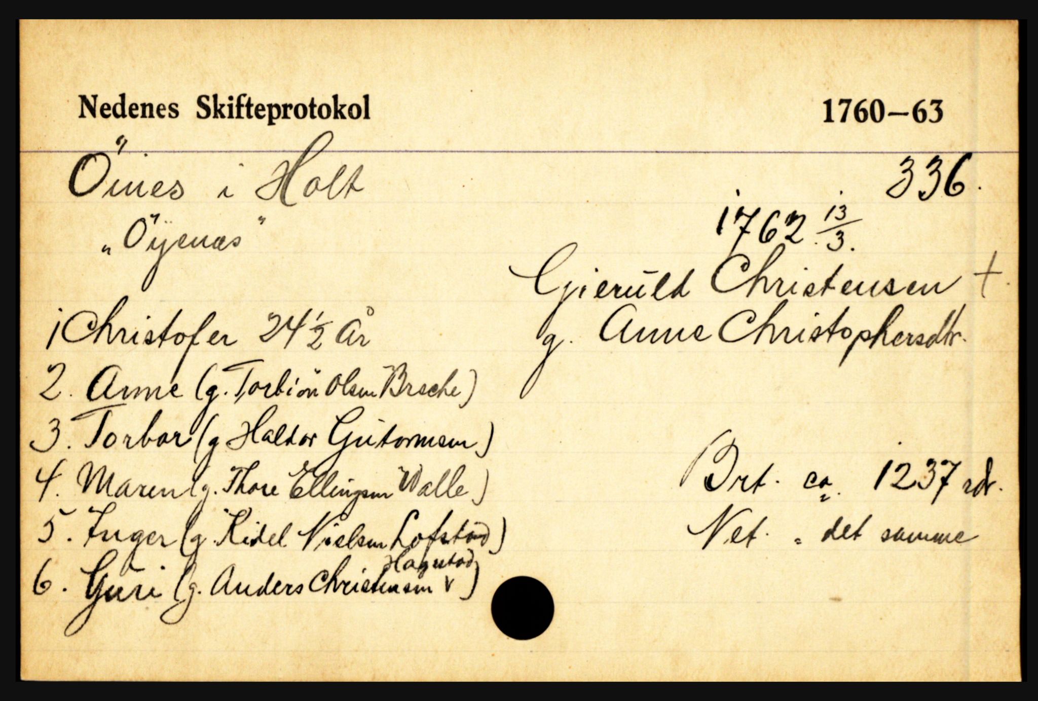 Nedenes sorenskriveri før 1824, AV/SAK-1221-0007/H, s. 34447