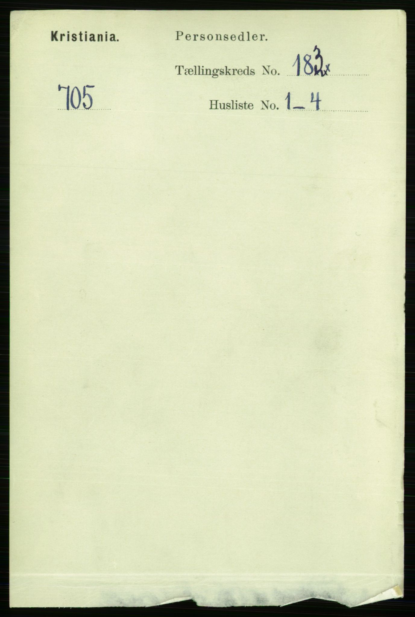 RA, Folketelling 1891 for 0301 Kristiania kjøpstad, 1891, s. 109257