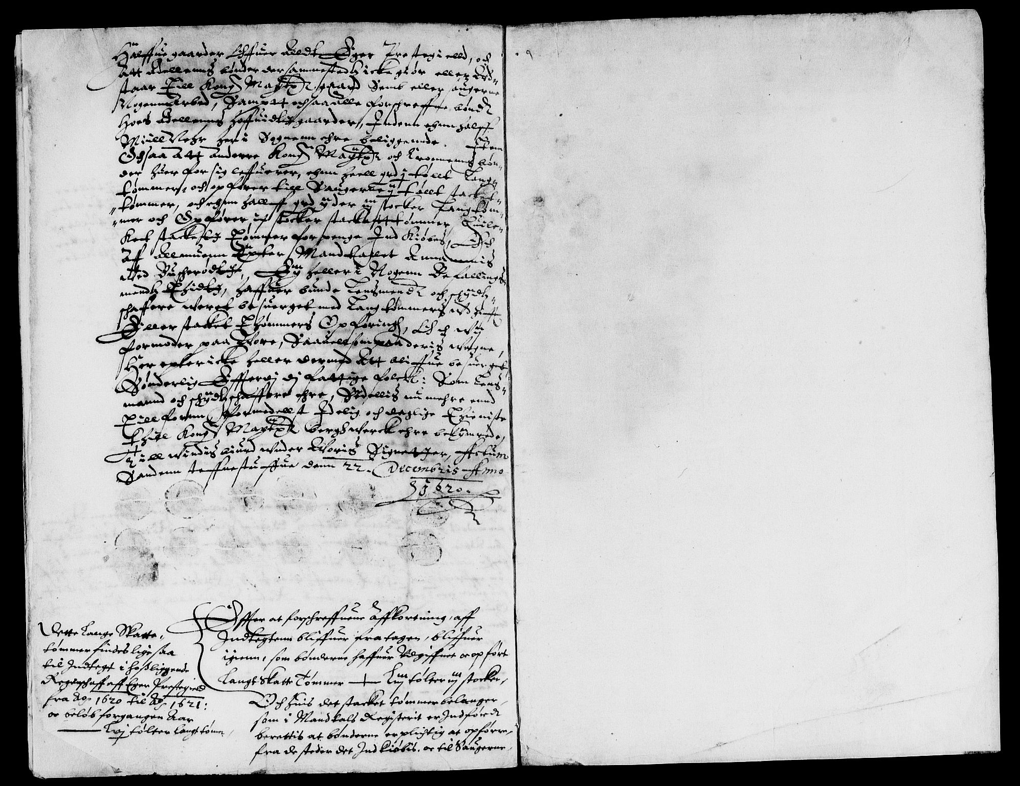 Rentekammeret inntil 1814, Reviderte regnskaper, Lensregnskaper, AV/RA-EA-5023/R/Rb/Rbm/L0002: Eiker len, 1617-1622