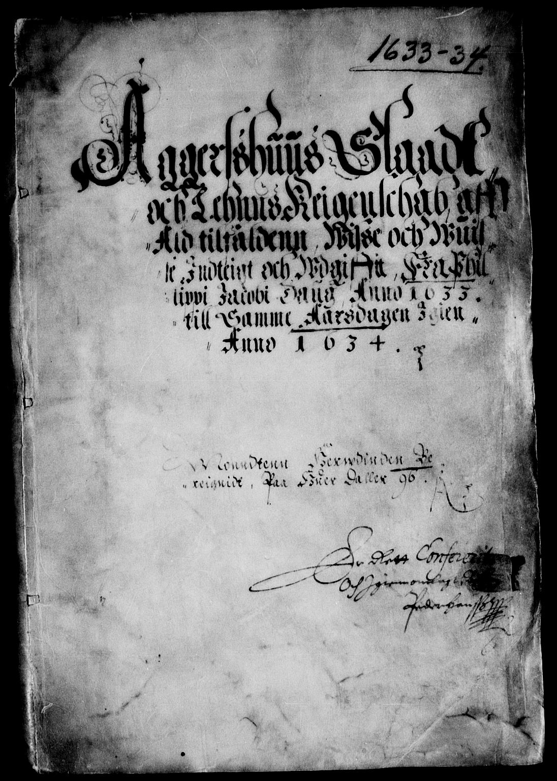 Rentekammeret inntil 1814, Reviderte regnskaper, Lensregnskaper, AV/RA-EA-5023/R/Rb/Rba/L0113: Akershus len, 1631-1634