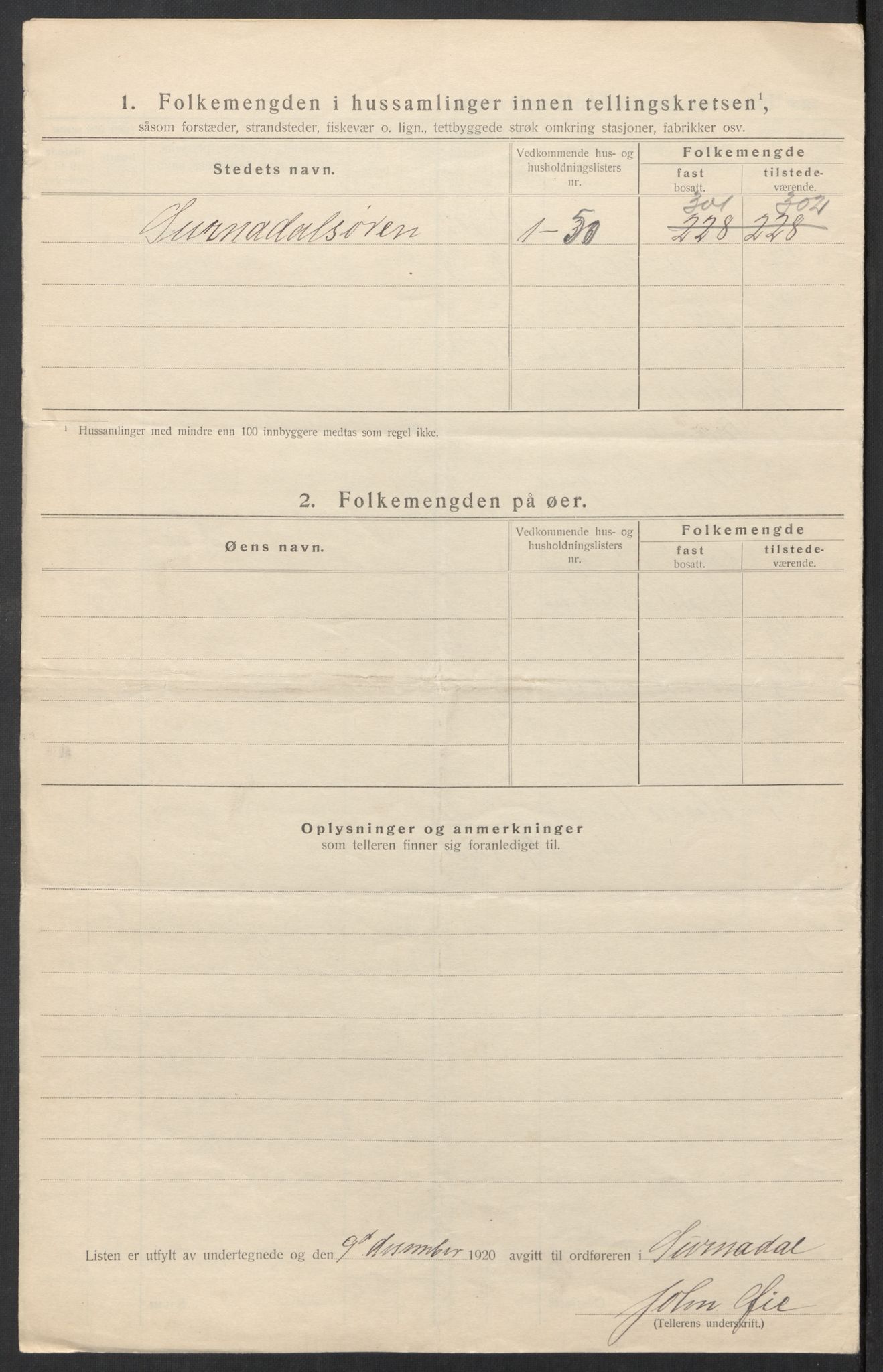 SAT, Folketelling 1920 for 1566 Surnadal herred, 1920, s. 29