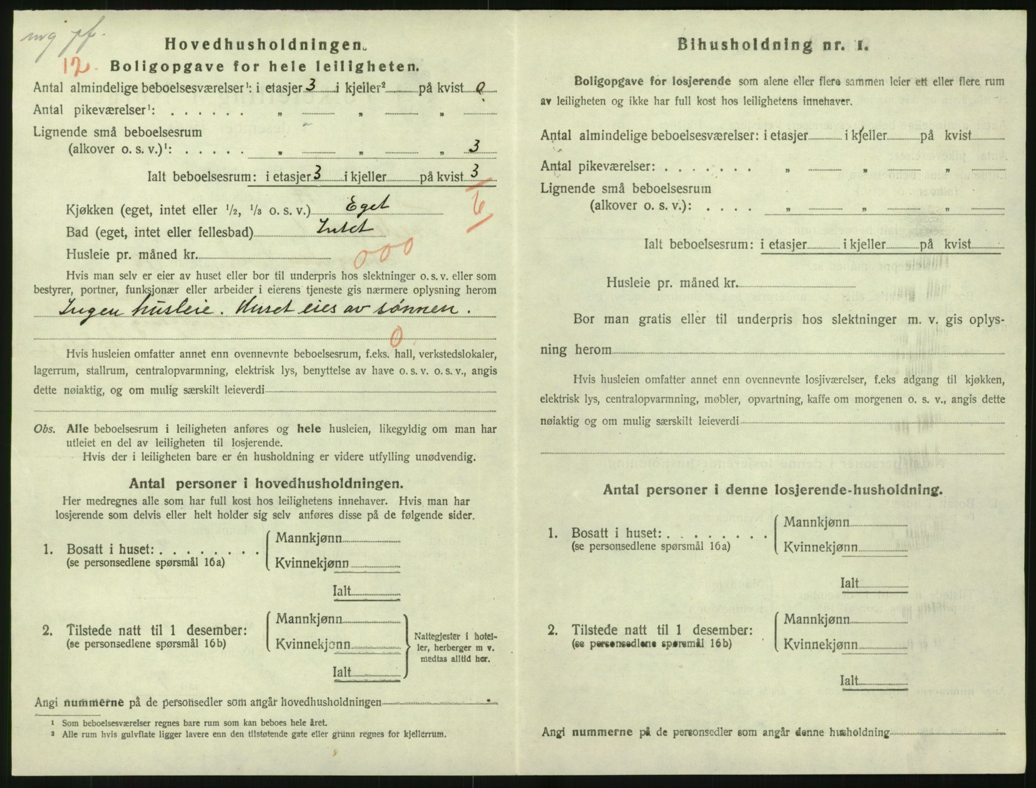 SAK, Folketelling 1920 for 0902 Tvedestrand ladested, 1920, s. 1136