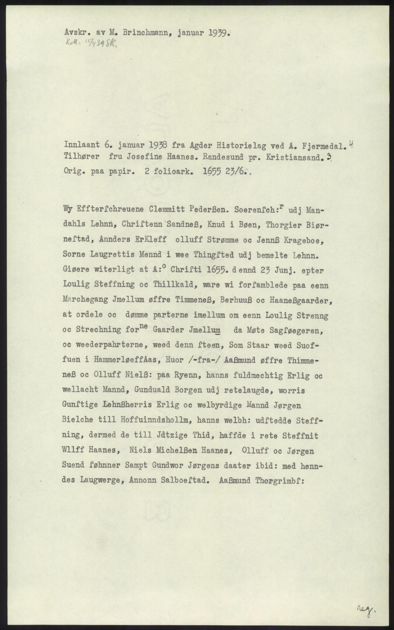Samlinger til kildeutgivelse, Diplomavskriftsamlingen, AV/RA-EA-4053/H/Ha, s. 1336