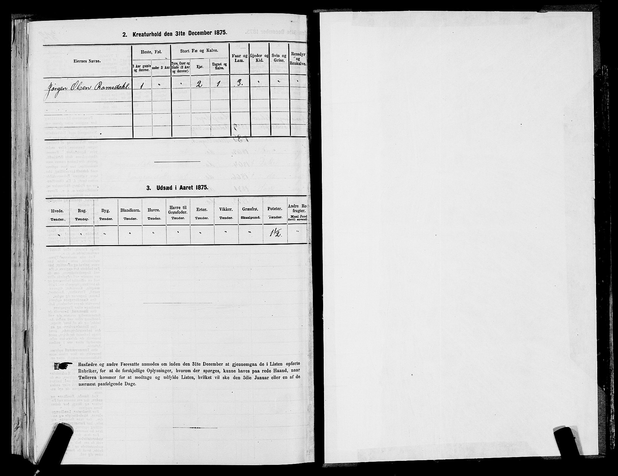 SATØ, Folketelling 1875 for 2012P Alta prestegjeld, 1875