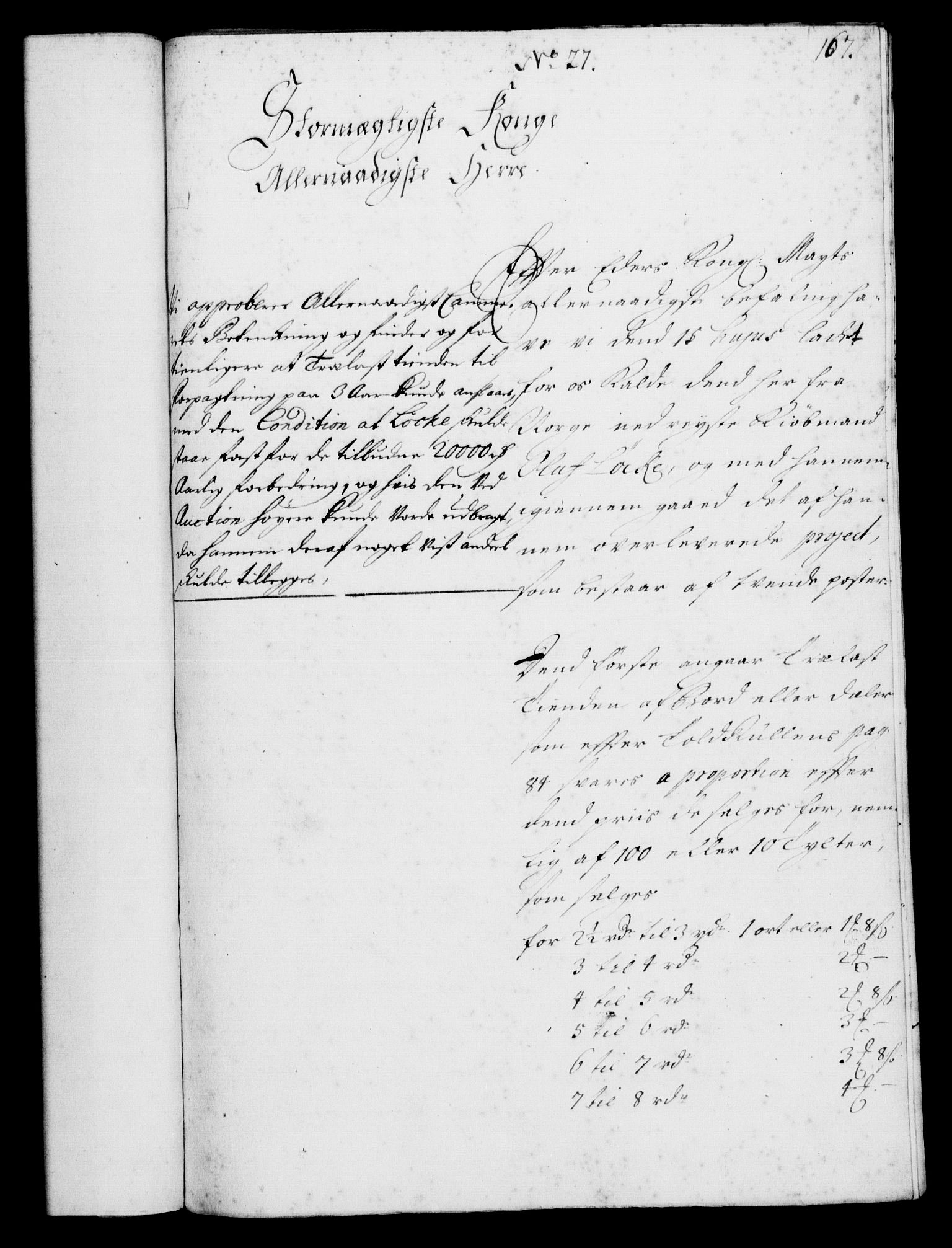 Rentekammeret, Kammerkanselliet, RA/EA-3111/G/Gf/Gfa/L0002: Norsk relasjons- og resolusjonsprotokoll (merket RK 52.2), 1720, s. 167