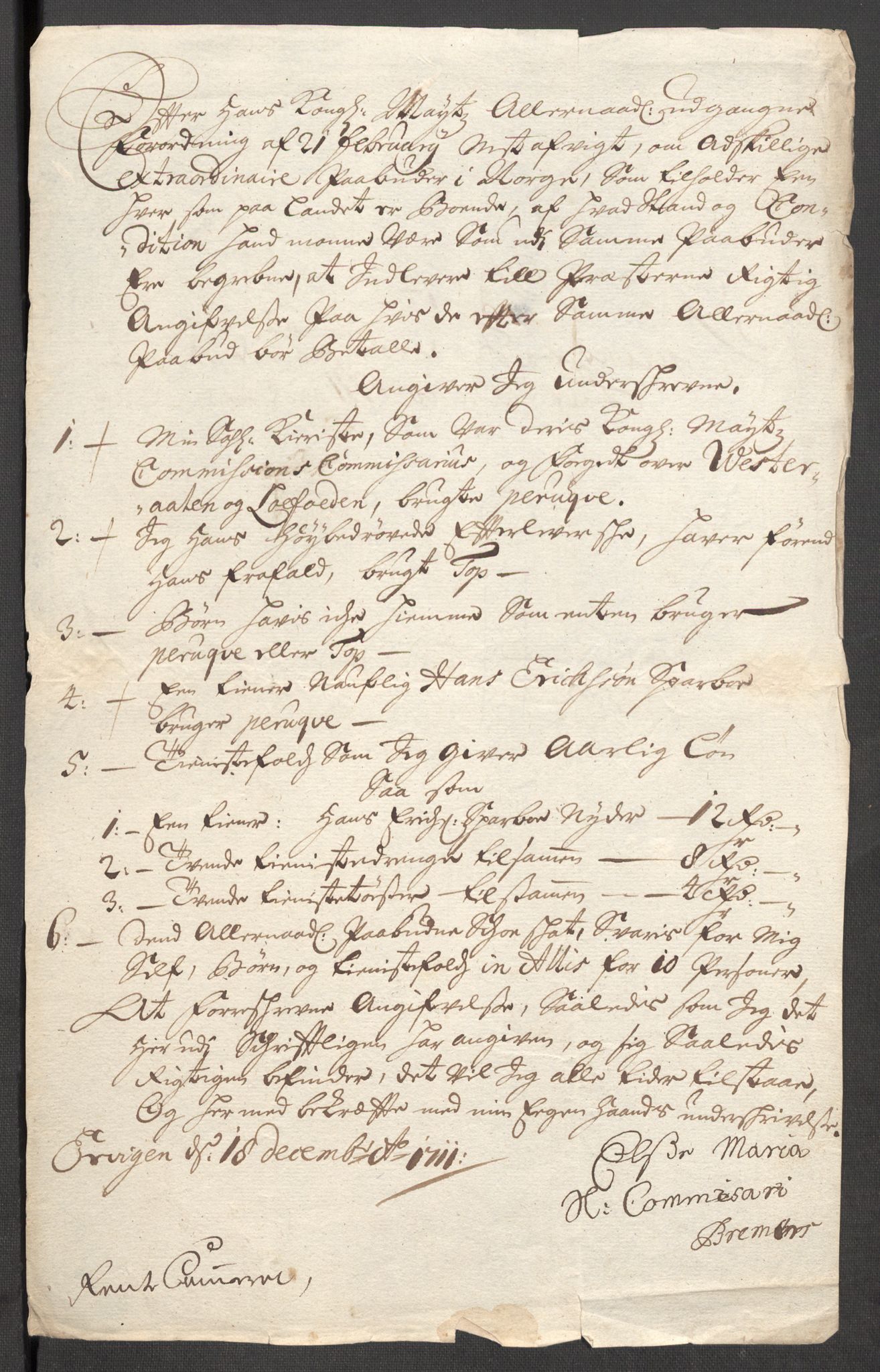 Rentekammeret inntil 1814, Reviderte regnskaper, Fogderegnskap, AV/RA-EA-4092/R68/L4758: Fogderegnskap Senja og Troms, 1711-1712, s. 99