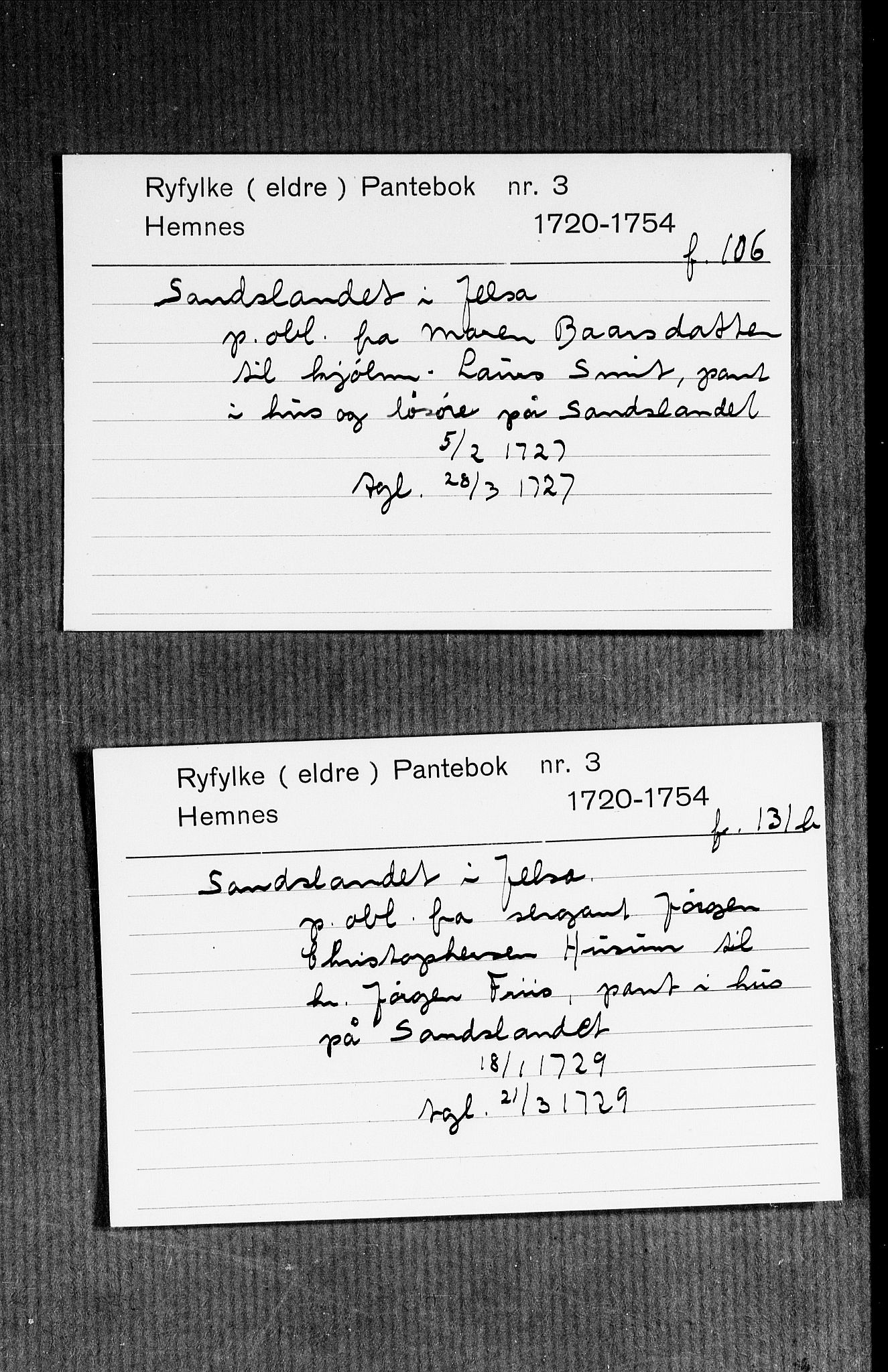 Ryfylke tingrett, SAST/A-100055/002/Em/Emj/L0005: Panteregister nr. B 3, 1720-1754, s. 819