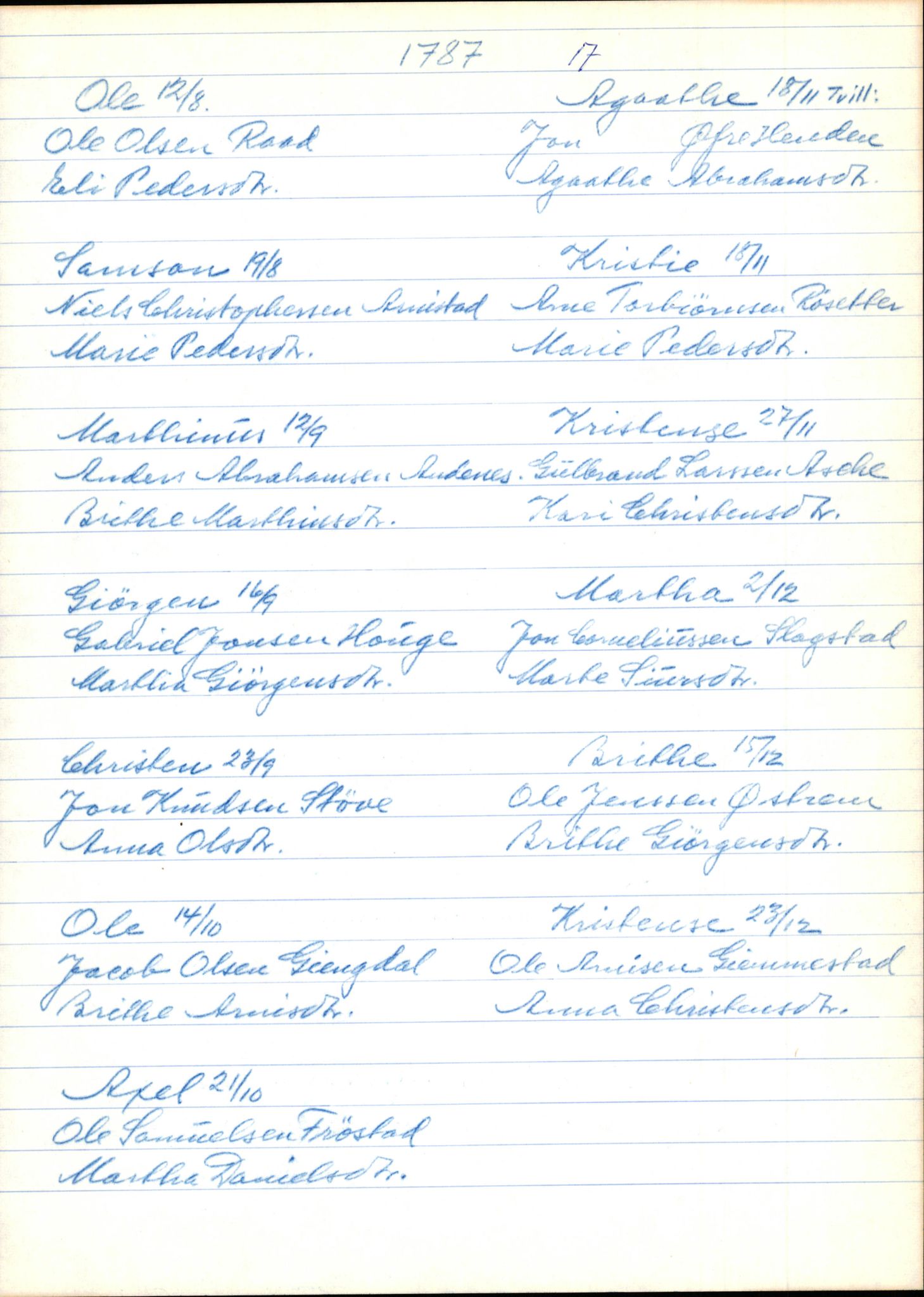 Samling av fulltekstavskrifter, SAB/FULLTEKST/B/14/0004: Gloppen sokneprestembete, ministerialbok nr. A 5, 1785-1815, s. 18