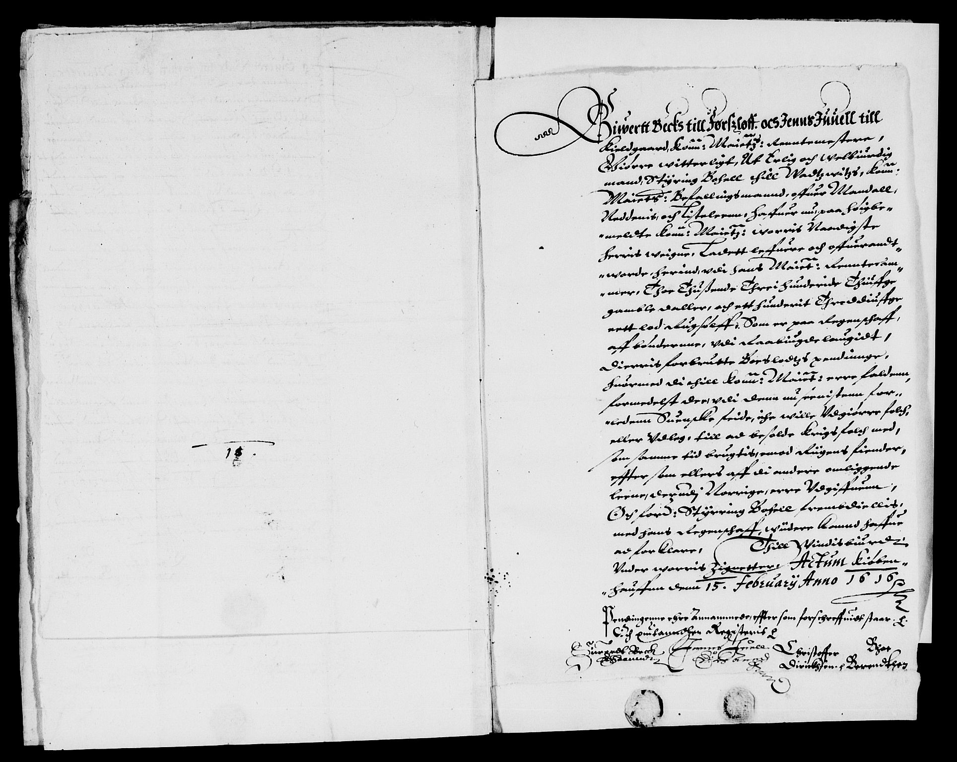 Rentekammeret inntil 1814, Reviderte regnskaper, Lensregnskaper, AV/RA-EA-5023/R/Rb/Rbq/L0008: Nedenes len. Mandals len. Råbyggelag., 1615-1617