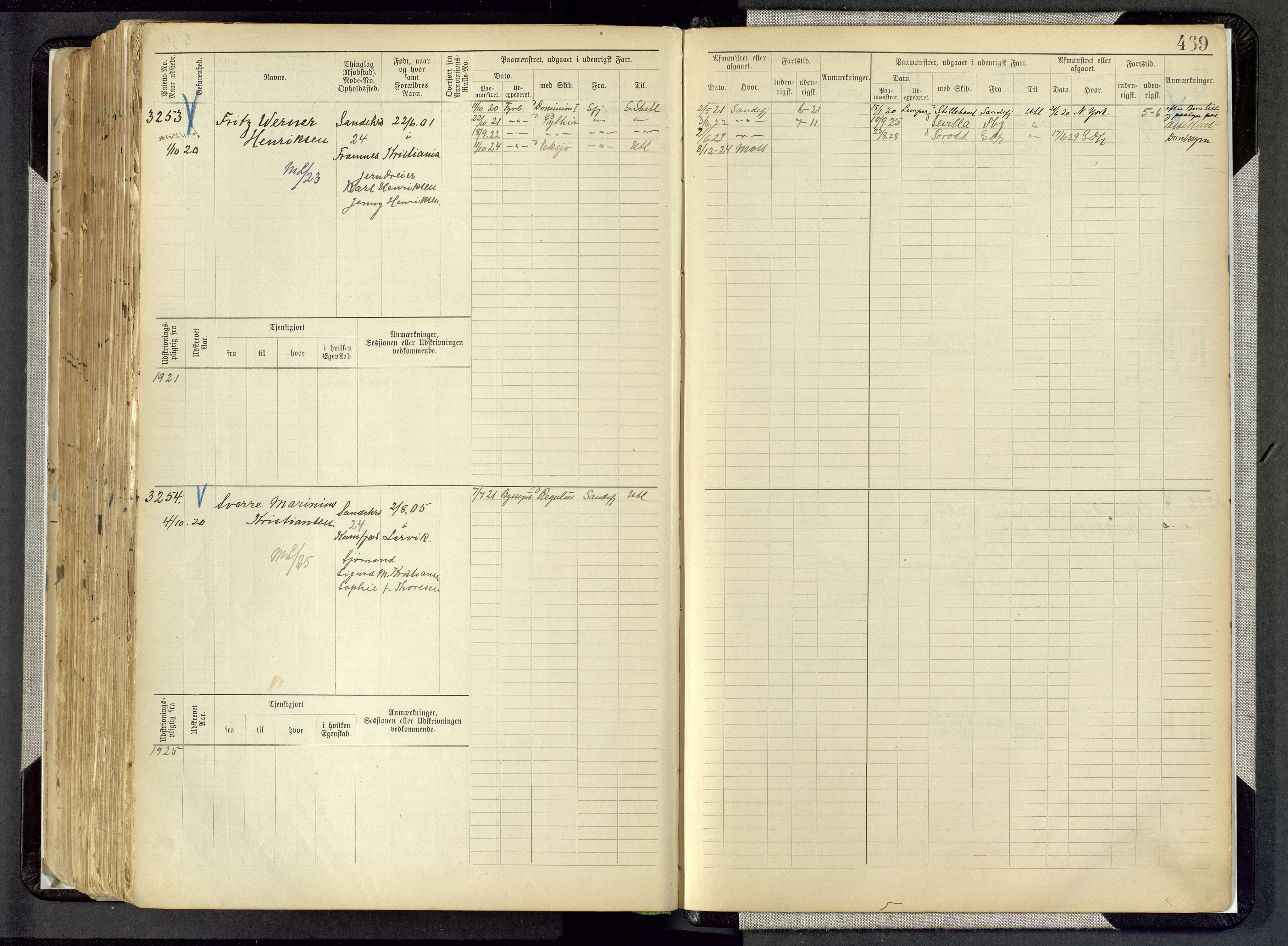 Sandefjord innrulleringskontor, SAKO/A-788/F/Fb/L0008: Hovedrulle, 1897, s. 469