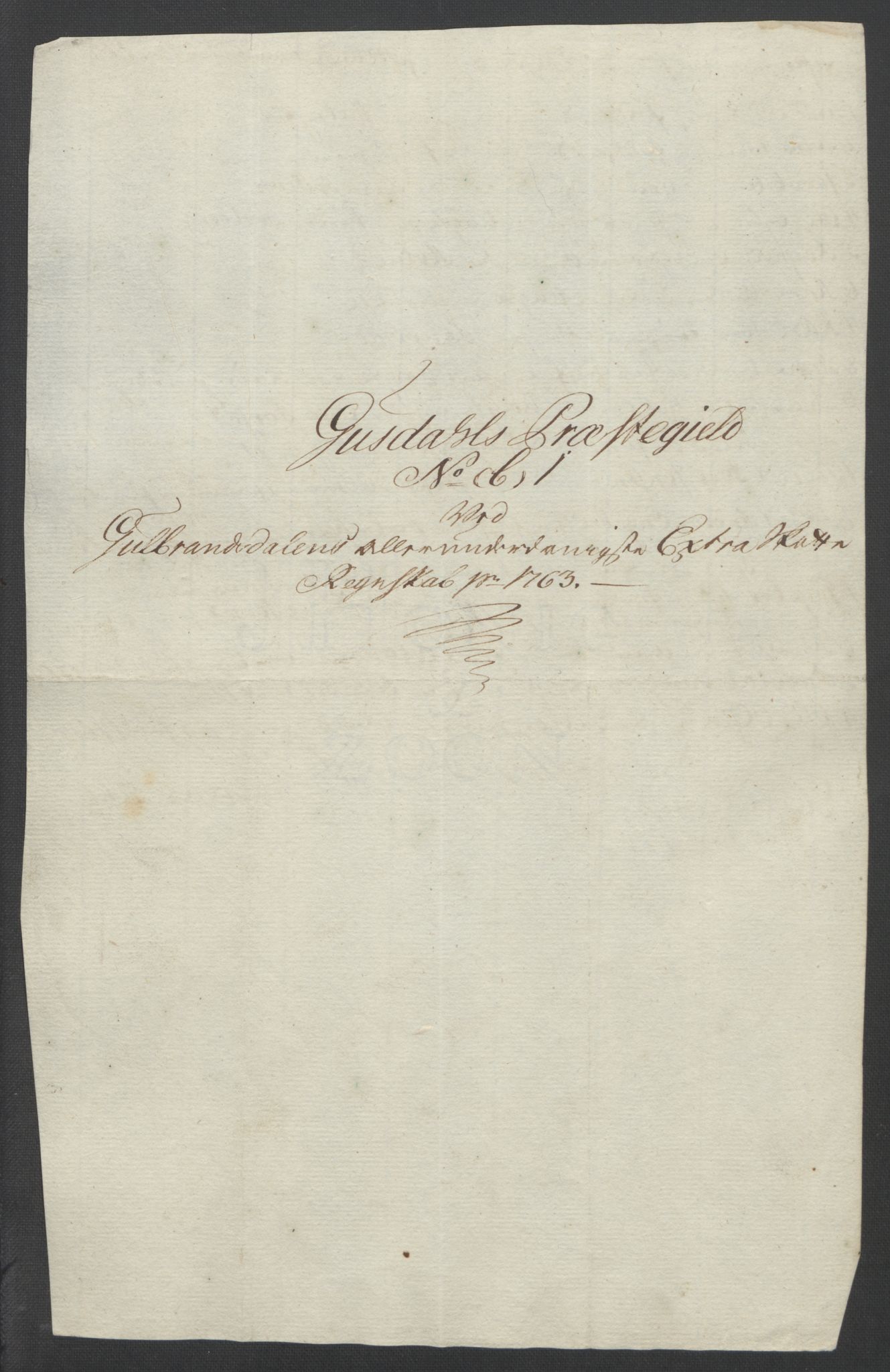Rentekammeret inntil 1814, Reviderte regnskaper, Fogderegnskap, RA/EA-4092/R17/L1266: Ekstraskatten Gudbrandsdal, 1762-1766, s. 127