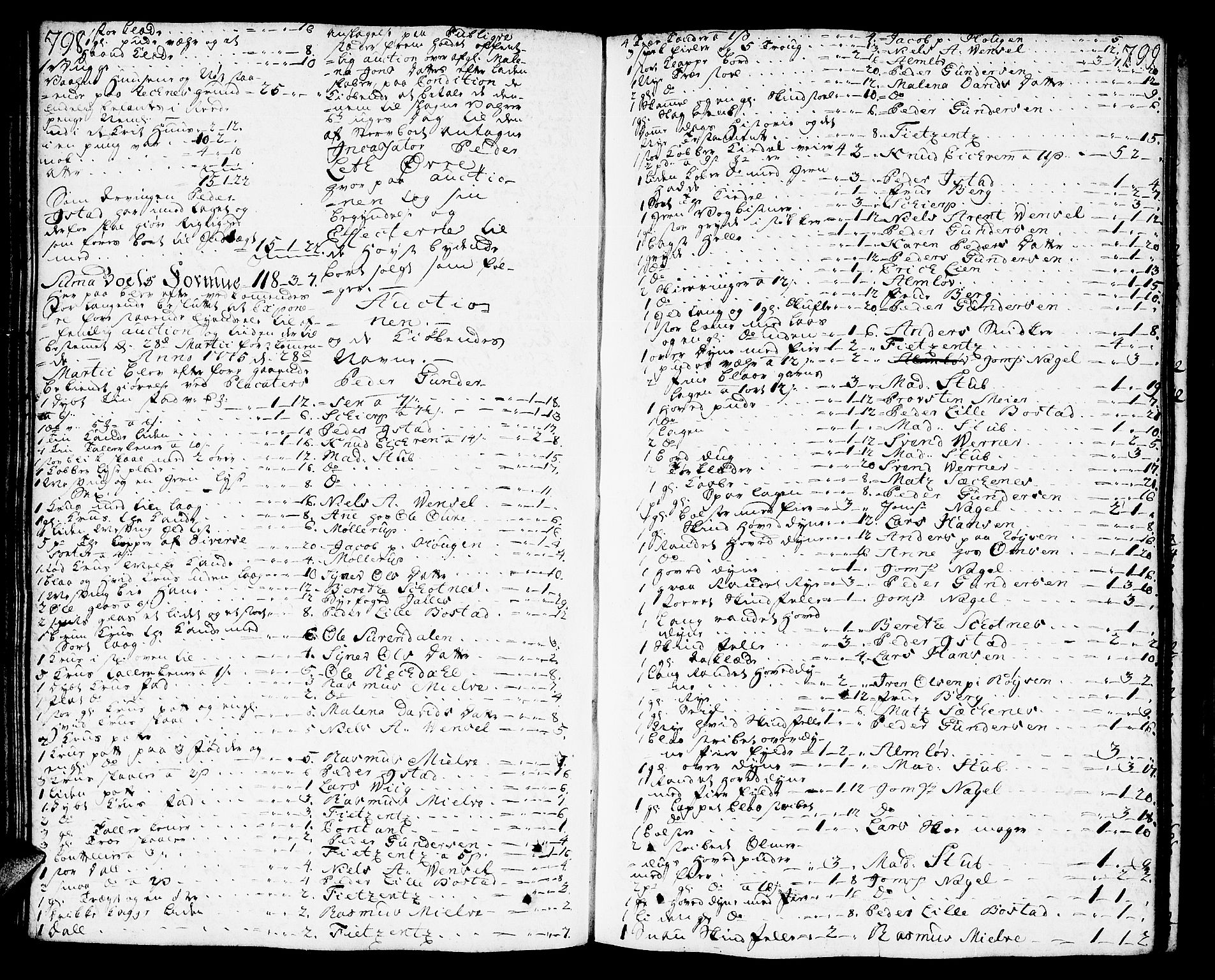 Molde byfogd, AV/SAT-A-0025/3/3Aa/L0002: Skifteprotokoll, 1768-1787, s. 798-799