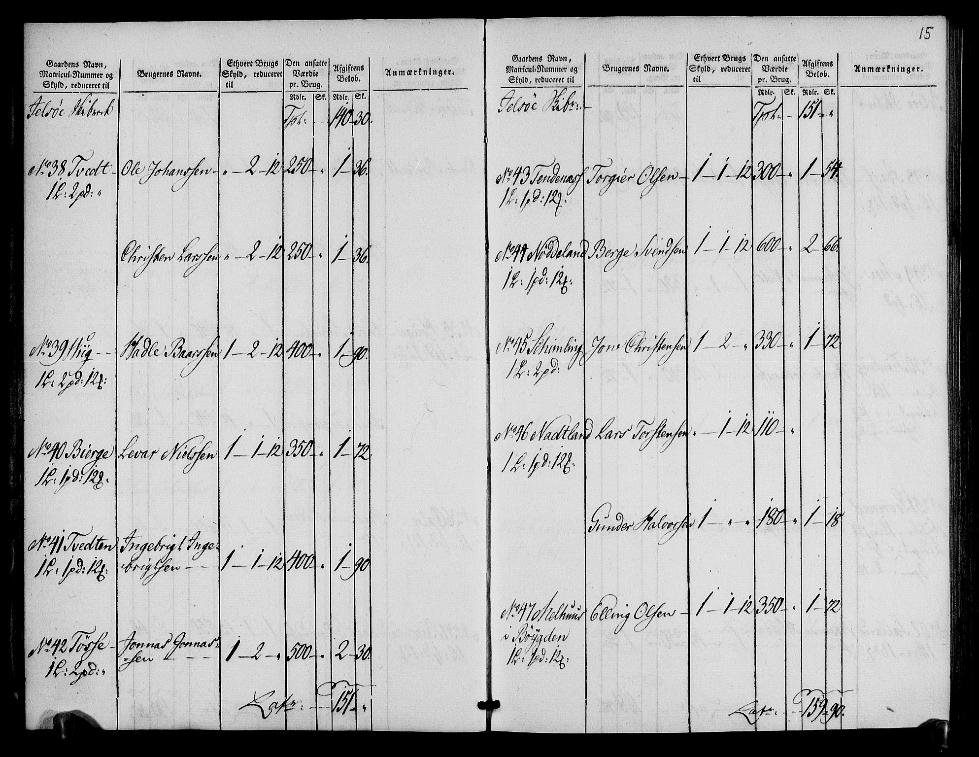 Rentekammeret inntil 1814, Realistisk ordnet avdeling, AV/RA-EA-4070/N/Ne/Nea/L0105: Ryfylke fogderi. Oppebørselsregister, 1803-1804, s. 11