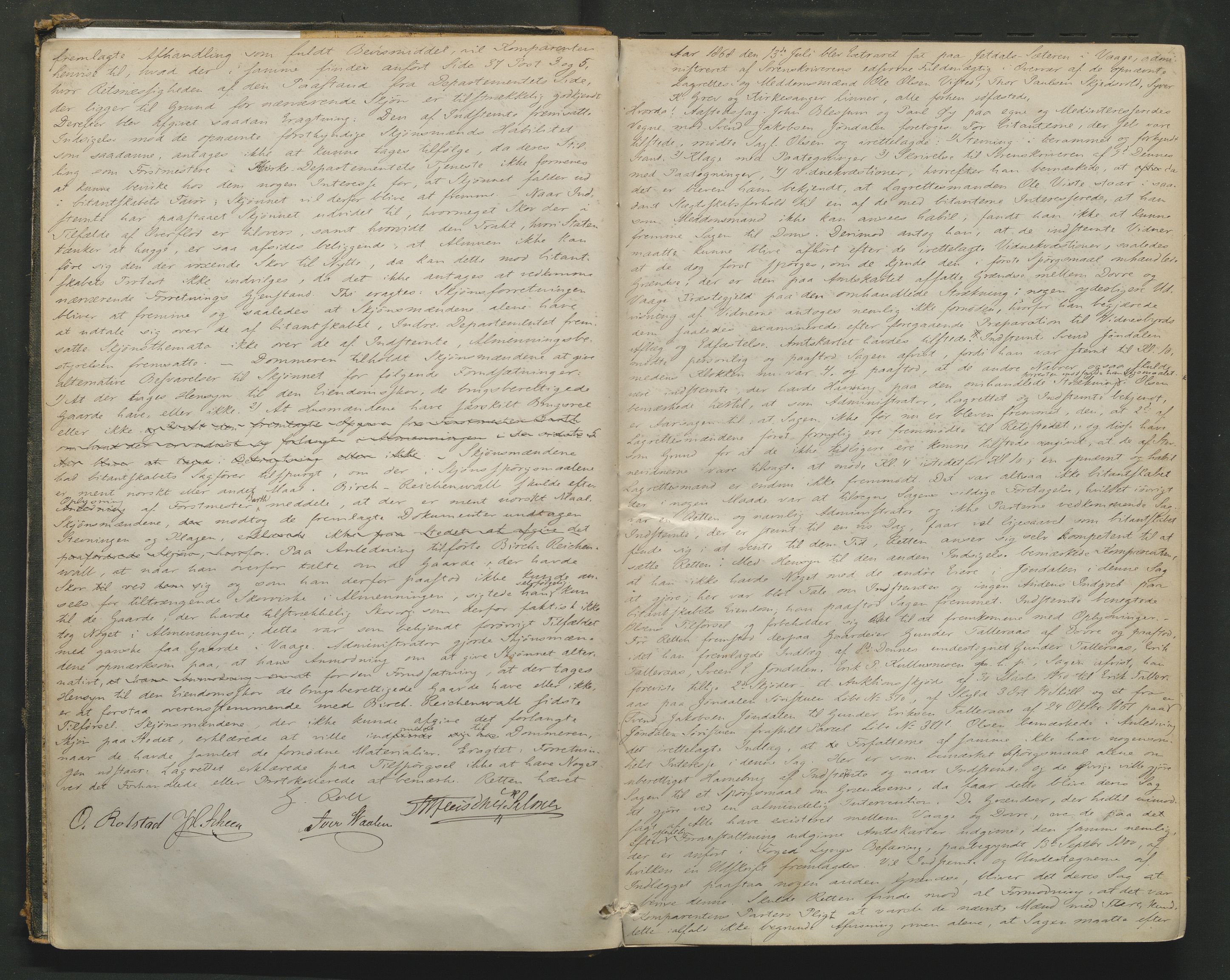 Nord-Gudbrandsdal tingrett, AV/SAH-TING-002/G/Gc/Gcb/L0003: Ekstrarettsprotokoll for åstedssaker, 1867-1876, s. 6b-7a
