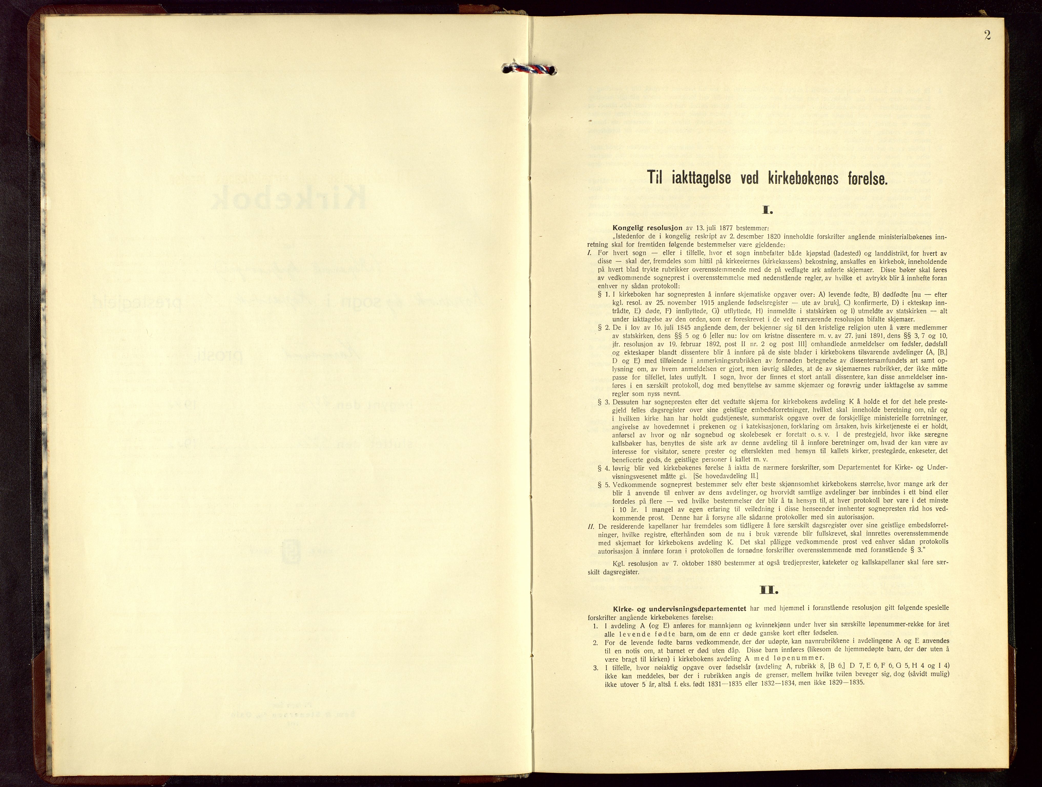 Kopervik sokneprestkontor, AV/SAST-A-101850/H/Ha/Hab/L0009: Klokkerbok nr. B 9, 1942-1952, s. 2