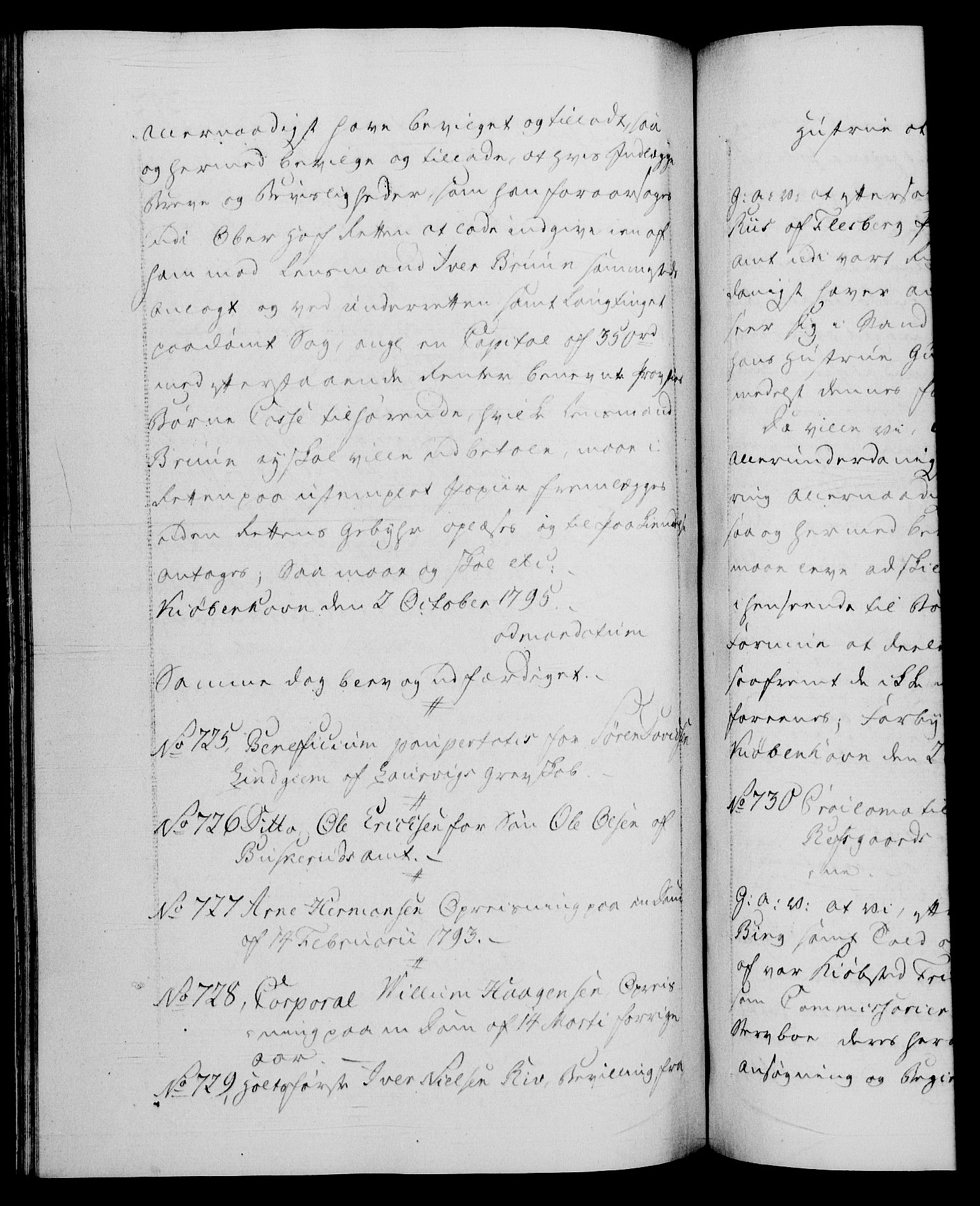 Danske Kanselli 1572-1799, RA/EA-3023/F/Fc/Fca/Fcaa/L0056: Norske registre, 1795-1796, s. 392b
