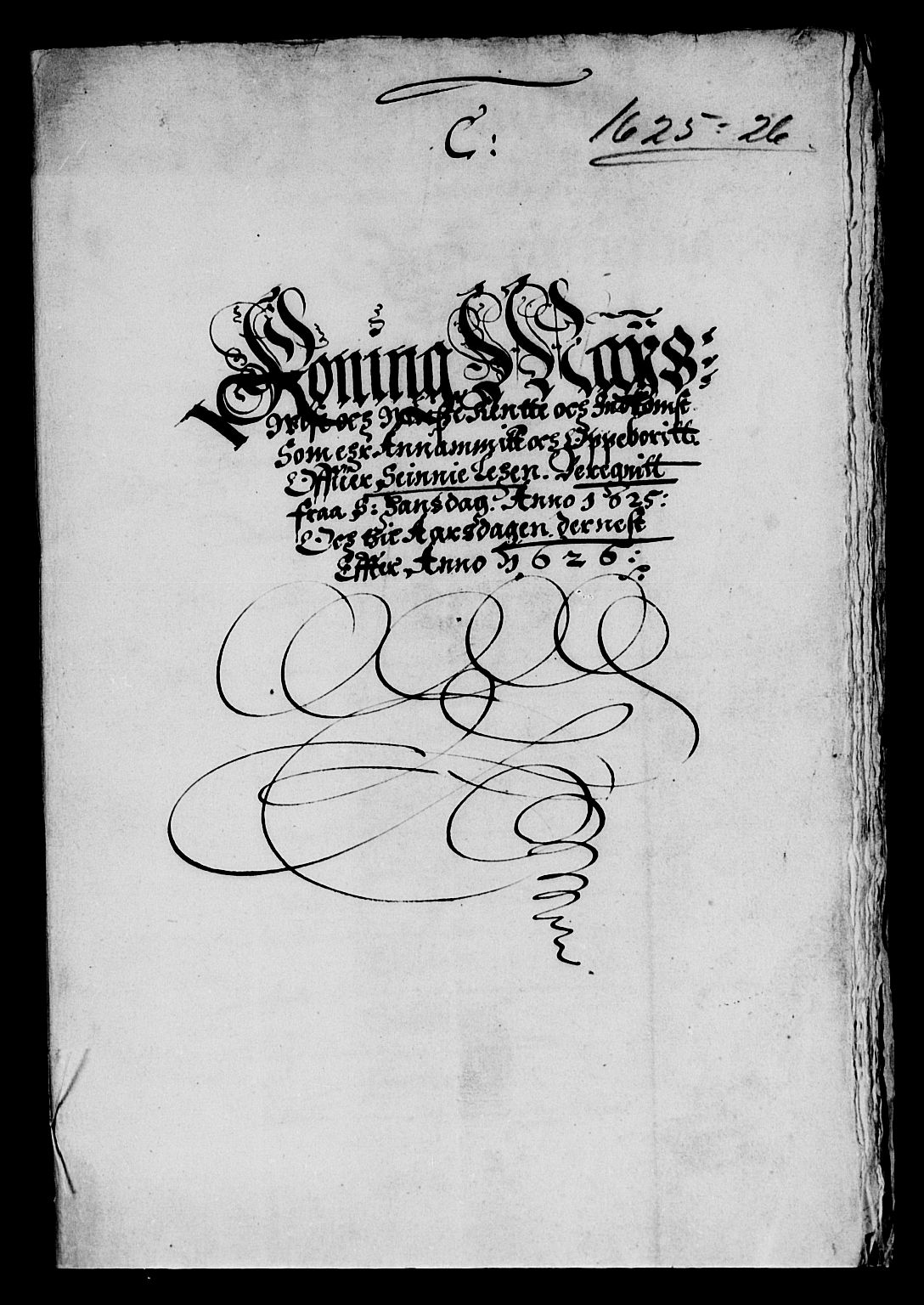 Rentekammeret inntil 1814, Reviderte regnskaper, Lensregnskaper, RA/EA-5023/R/Rb/Rbz/L0016: Nordlandenes len, 1624-1626