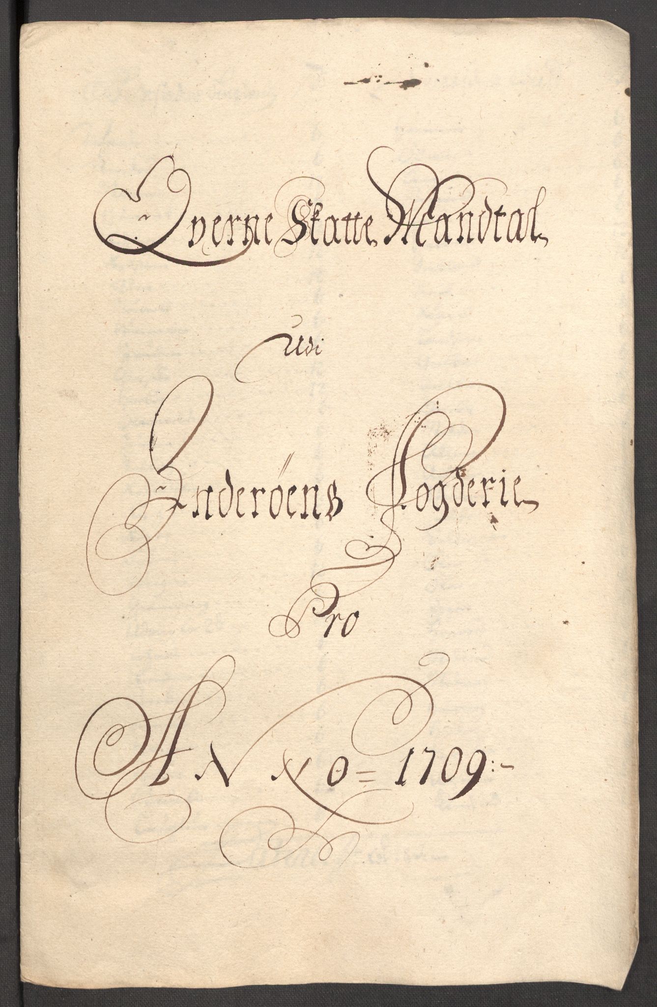 Rentekammeret inntil 1814, Reviderte regnskaper, Fogderegnskap, RA/EA-4092/R63/L4317: Fogderegnskap Inderøy, 1709, s. 141