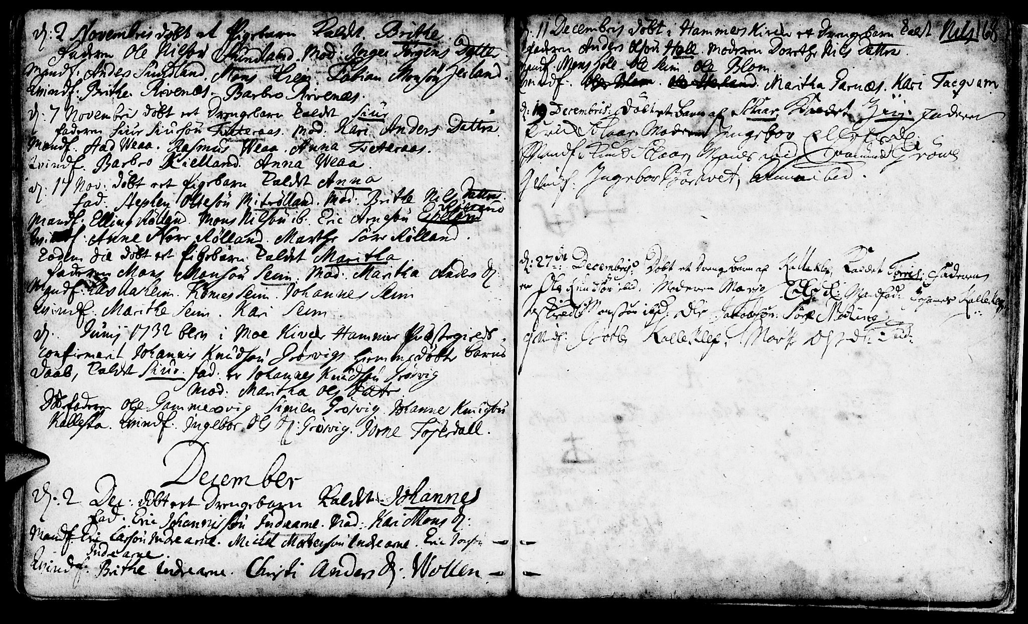 Haus sokneprestembete, AV/SAB-A-75601/H/Haa: Ministerialbok nr. A 4, 1723-1733, s. 168