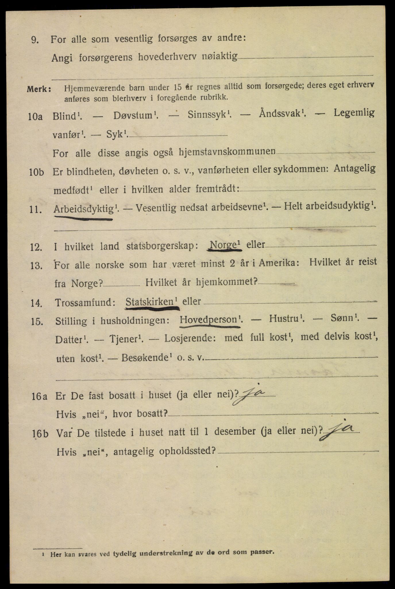SAH, Folketelling 1920 for 0501 Lillehammer kjøpstad, 1920, s. 9419