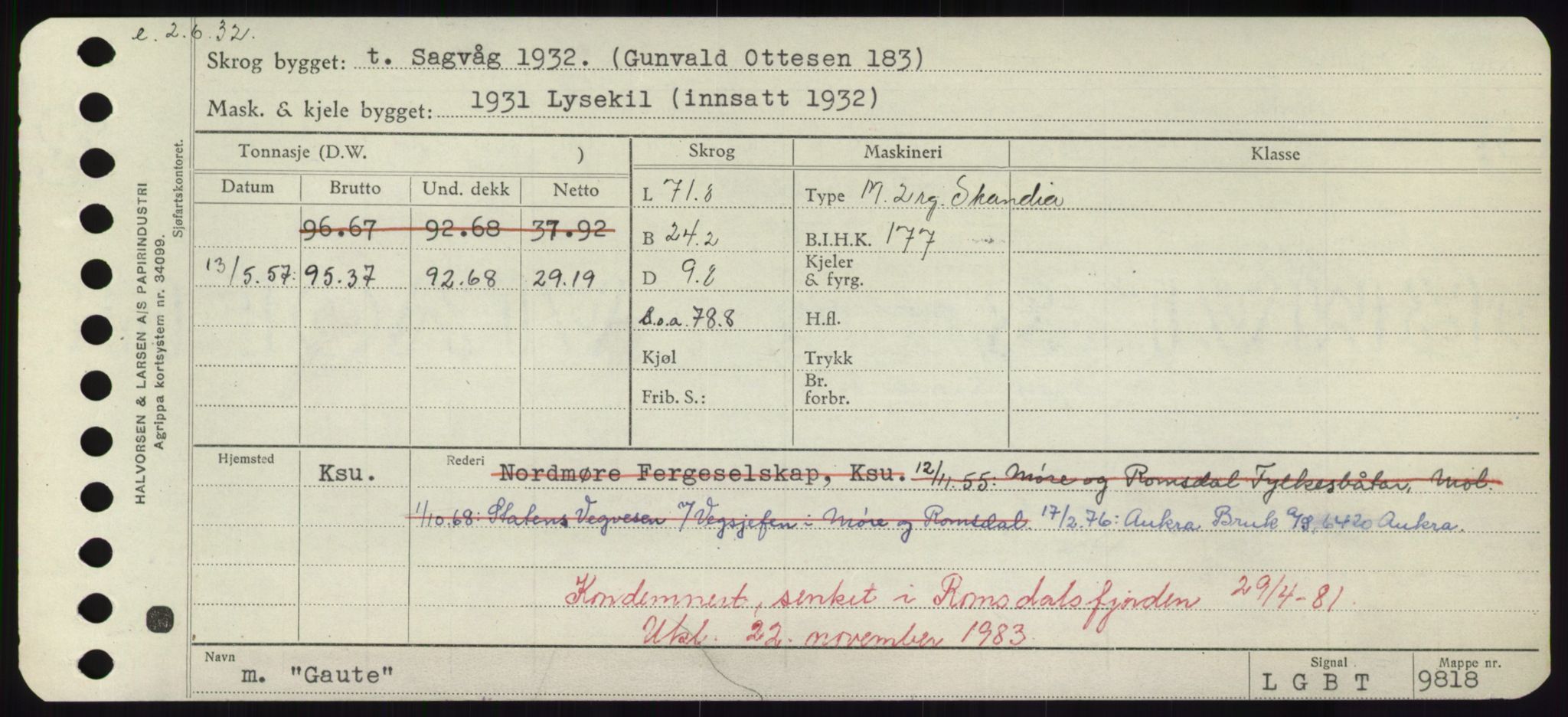Sjøfartsdirektoratet med forløpere, Skipsmålingen, AV/RA-S-1627/H/Hd/L0012: Fartøy, G-Glø, s. 127