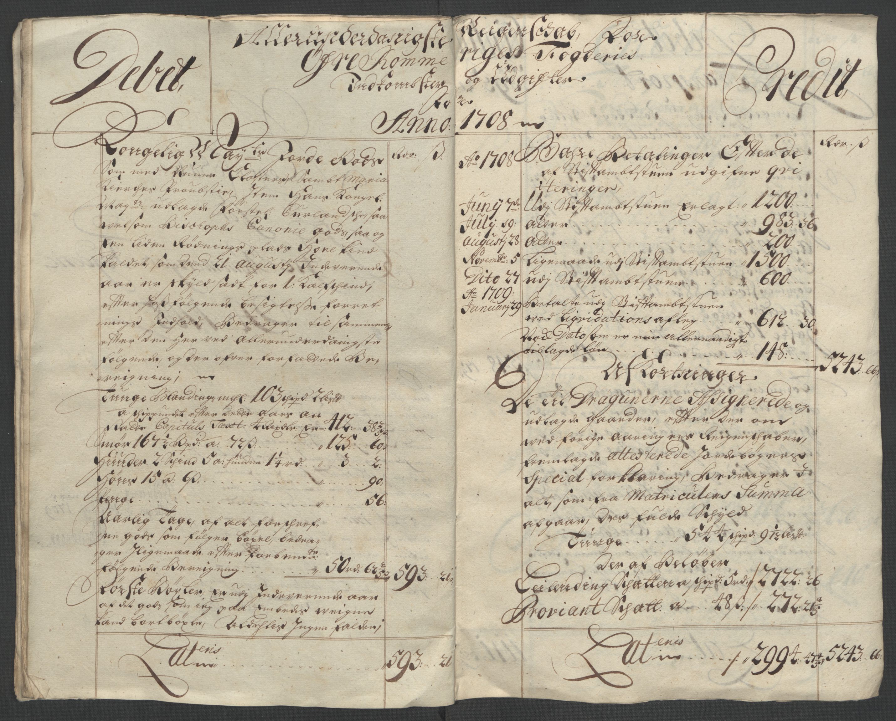 Rentekammeret inntil 1814, Reviderte regnskaper, Fogderegnskap, AV/RA-EA-4092/R12/L0719: Fogderegnskap Øvre Romerike, 1708-1709, s. 16