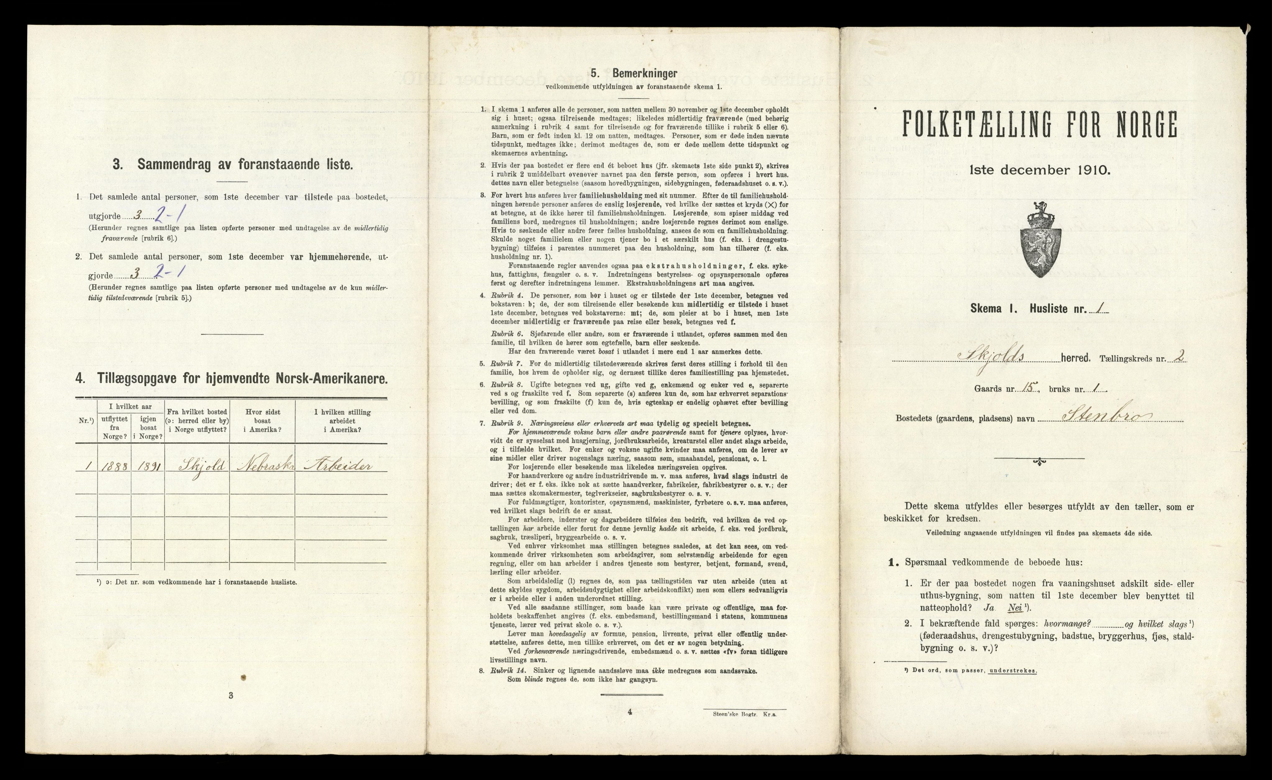 RA, Folketelling 1910 for 1154 Skjold herred, 1910, s. 134