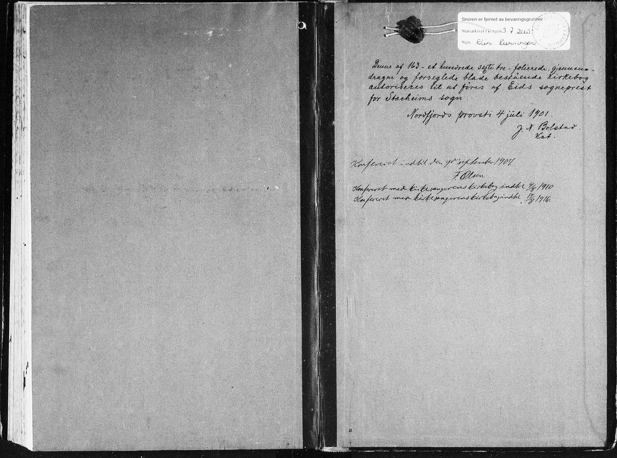Eid sokneprestembete, AV/SAB-A-82301/H/Haa/Haac/L0002: Ministerialbok nr. C 2, 1899-1927