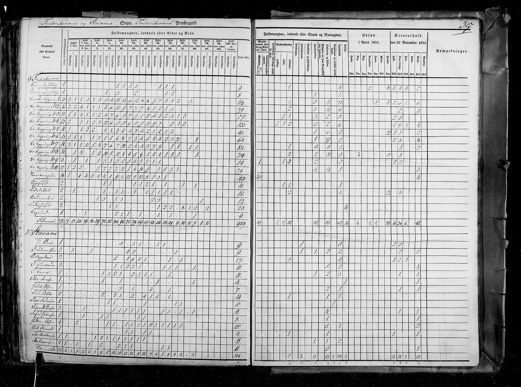 RA, Folketellingen 1835, bind 4: Buskerud amt og Jarlsberg og Larvik amt, 1835, s. 317