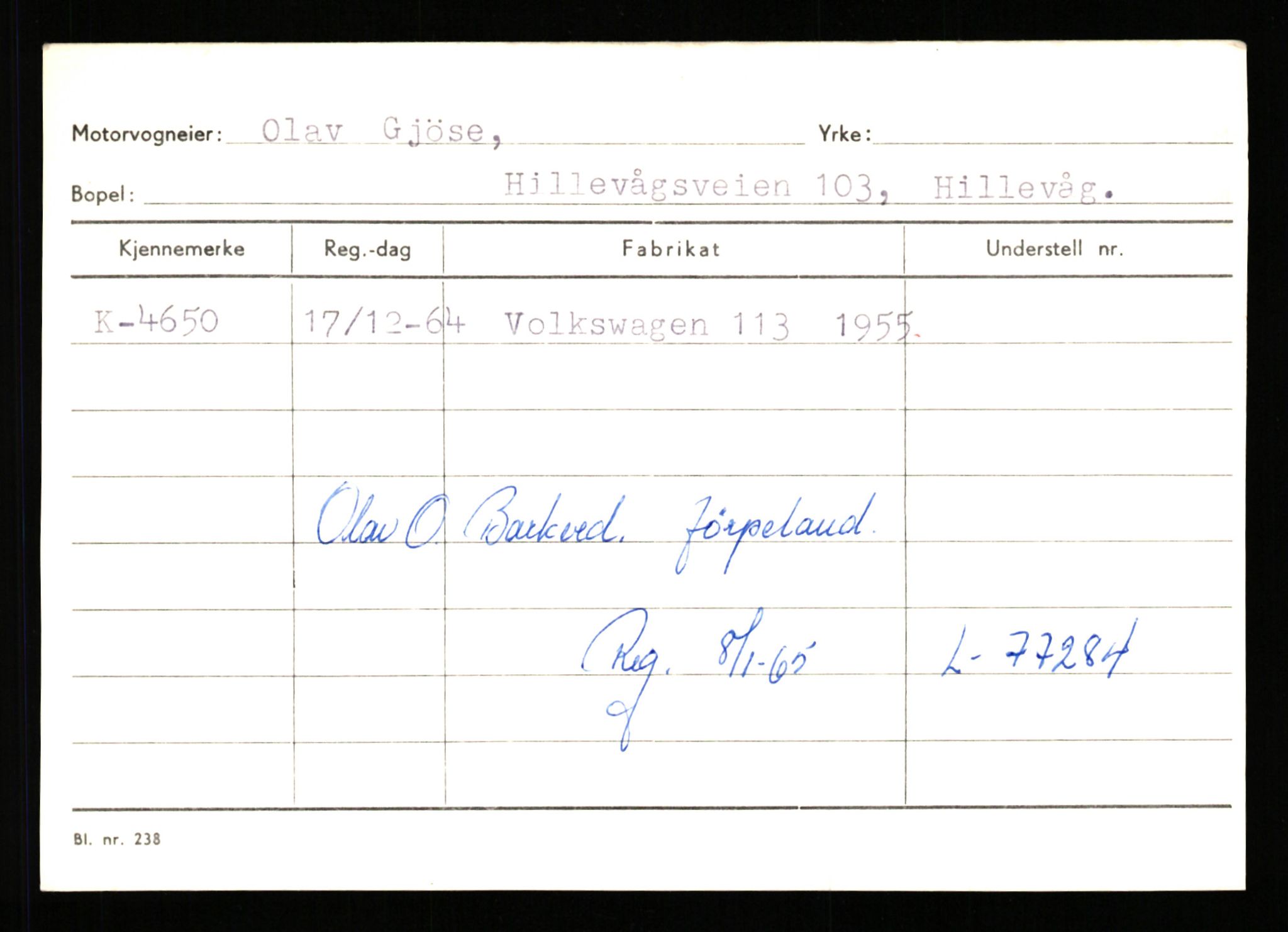 Stavanger trafikkstasjon, AV/SAST-A-101942/0/G/L0001: Registreringsnummer: 0 - 5782, 1930-1971, s. 2815