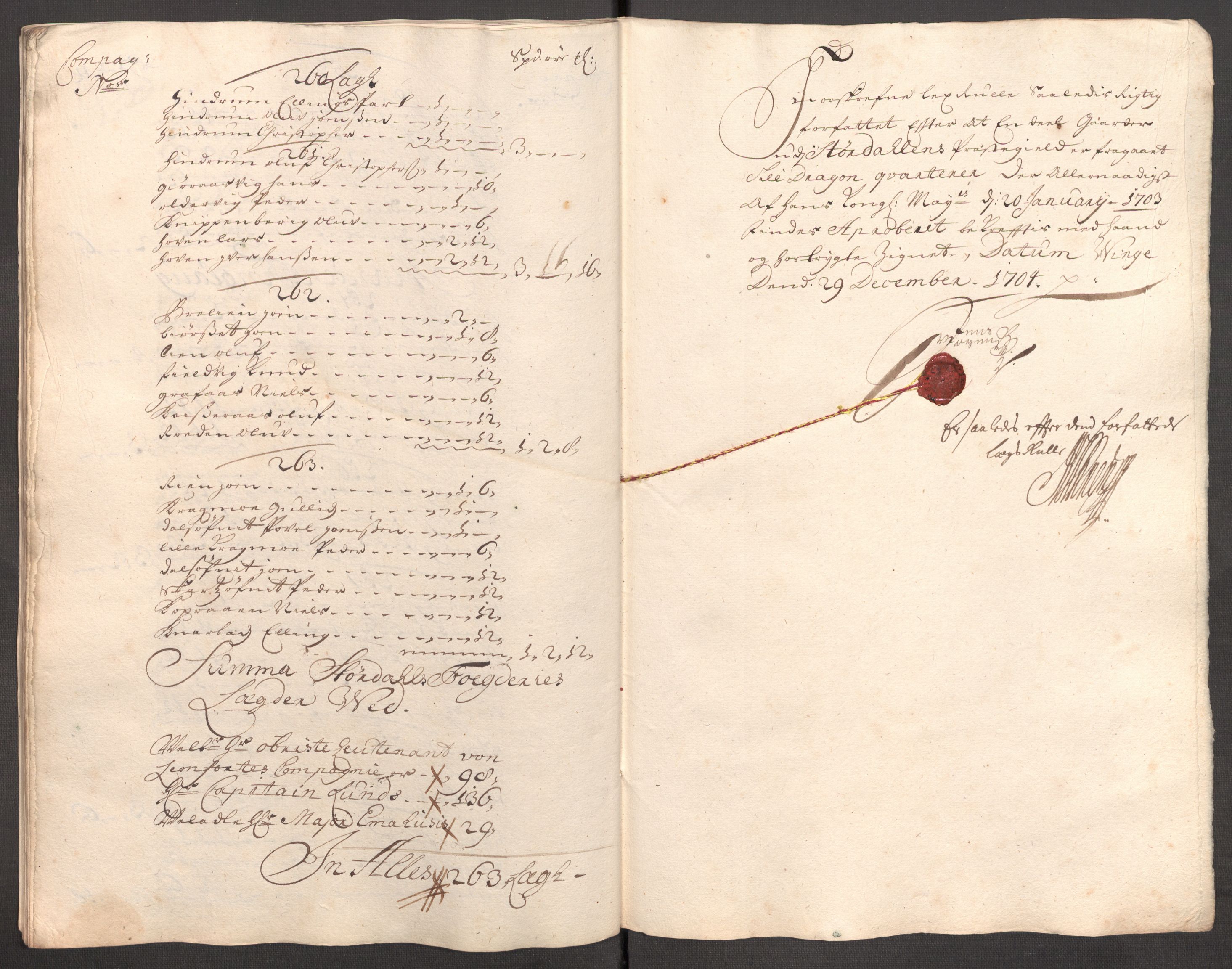 Rentekammeret inntil 1814, Reviderte regnskaper, Fogderegnskap, AV/RA-EA-4092/R62/L4195: Fogderegnskap Stjørdal og Verdal, 1704, s. 148