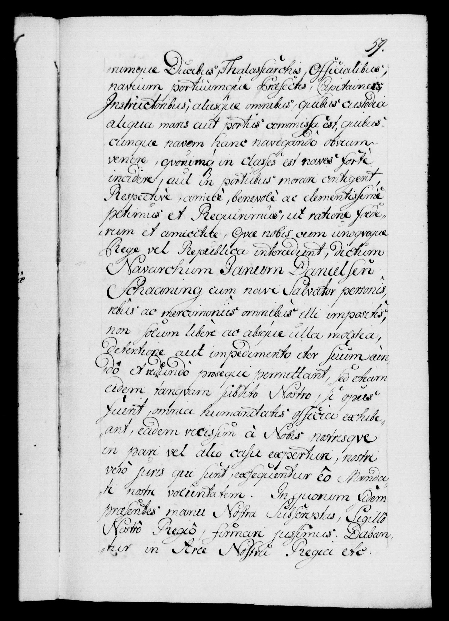 Danske Kanselli 1572-1799, RA/EA-3023/F/Fc/Fca/Fcaa/L0029: Norske registre, 1735-1736, s. 59a