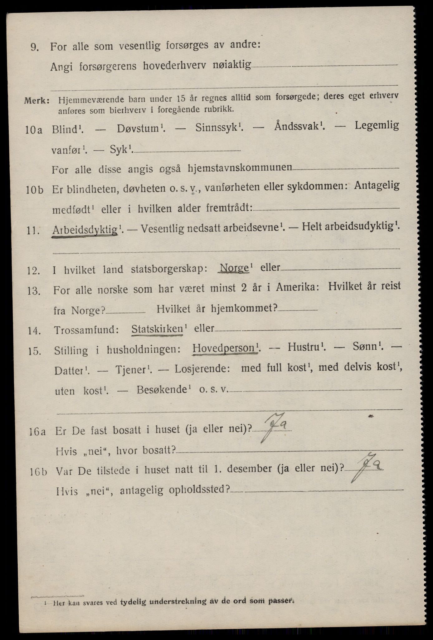 SAST, Folketelling 1920 for 1143 Mosterøy herred, 1920, s. 1063