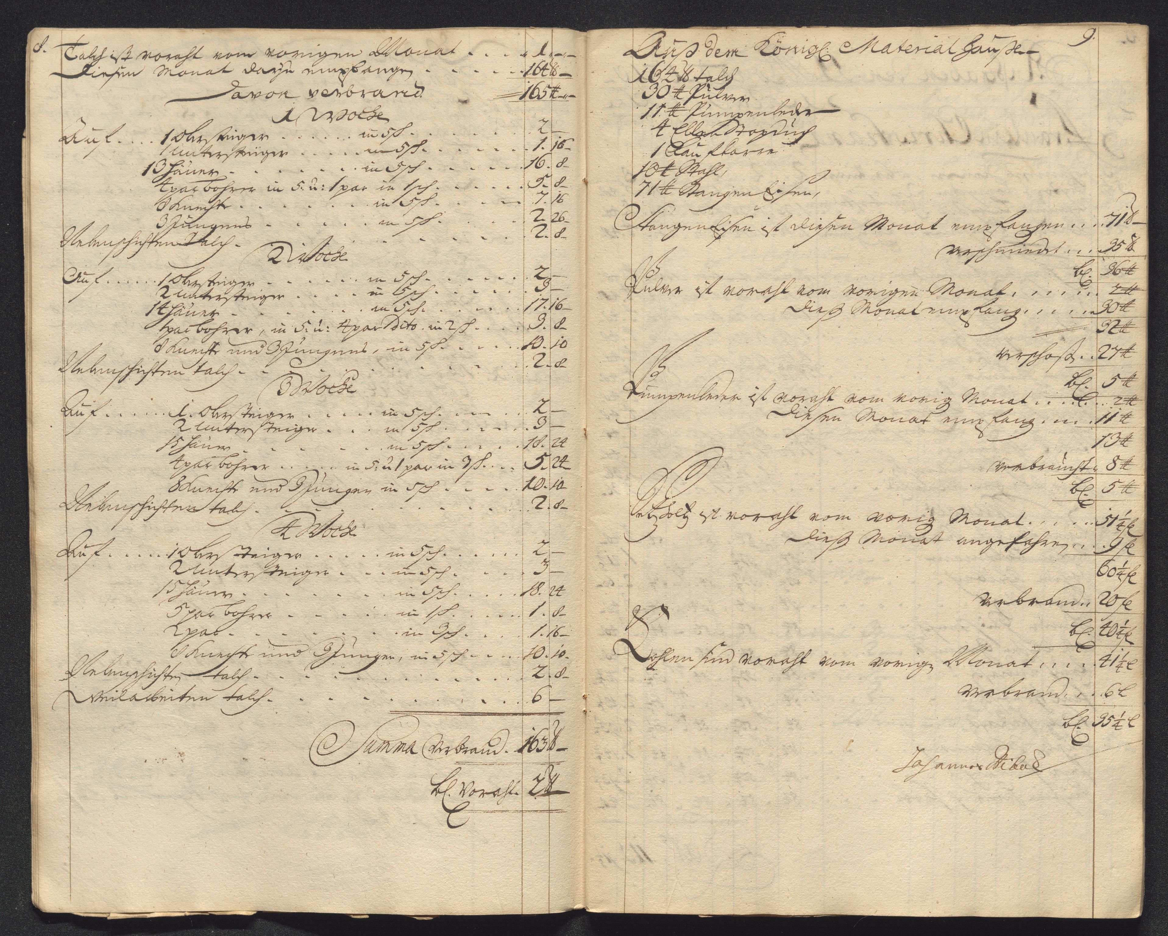 Kongsberg Sølvverk 1623-1816, AV/SAKO-EA-3135/001/D/Dc/Dcd/L0099: Utgiftsregnskap for gruver m.m., 1710, s. 490