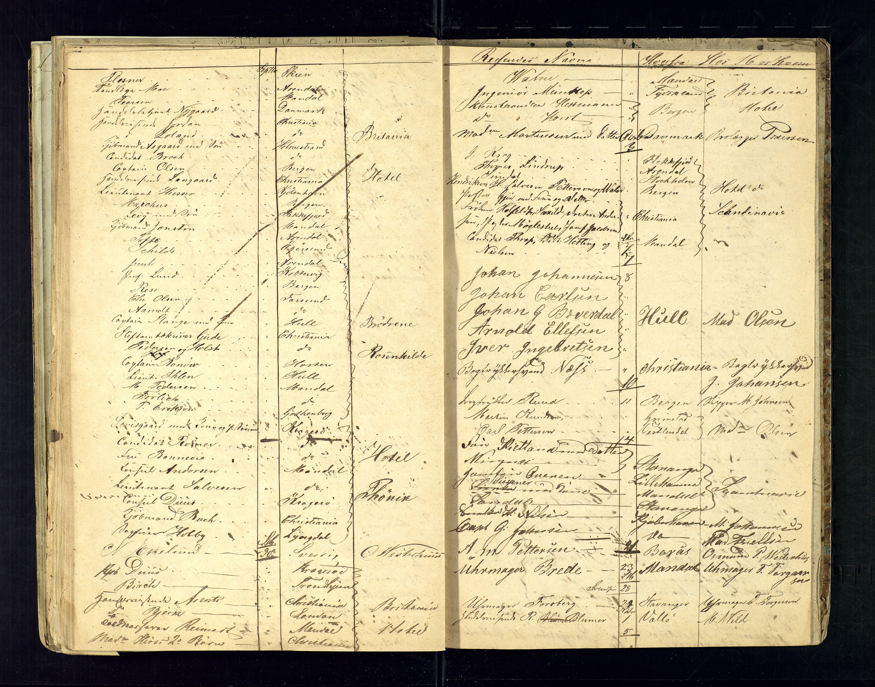 Kristiansand politikammer, AV/SAK-1243-0004/K/Ka/L0224D: Reisepassprotokoll anviste reisepass, 1853-1857, s. 63