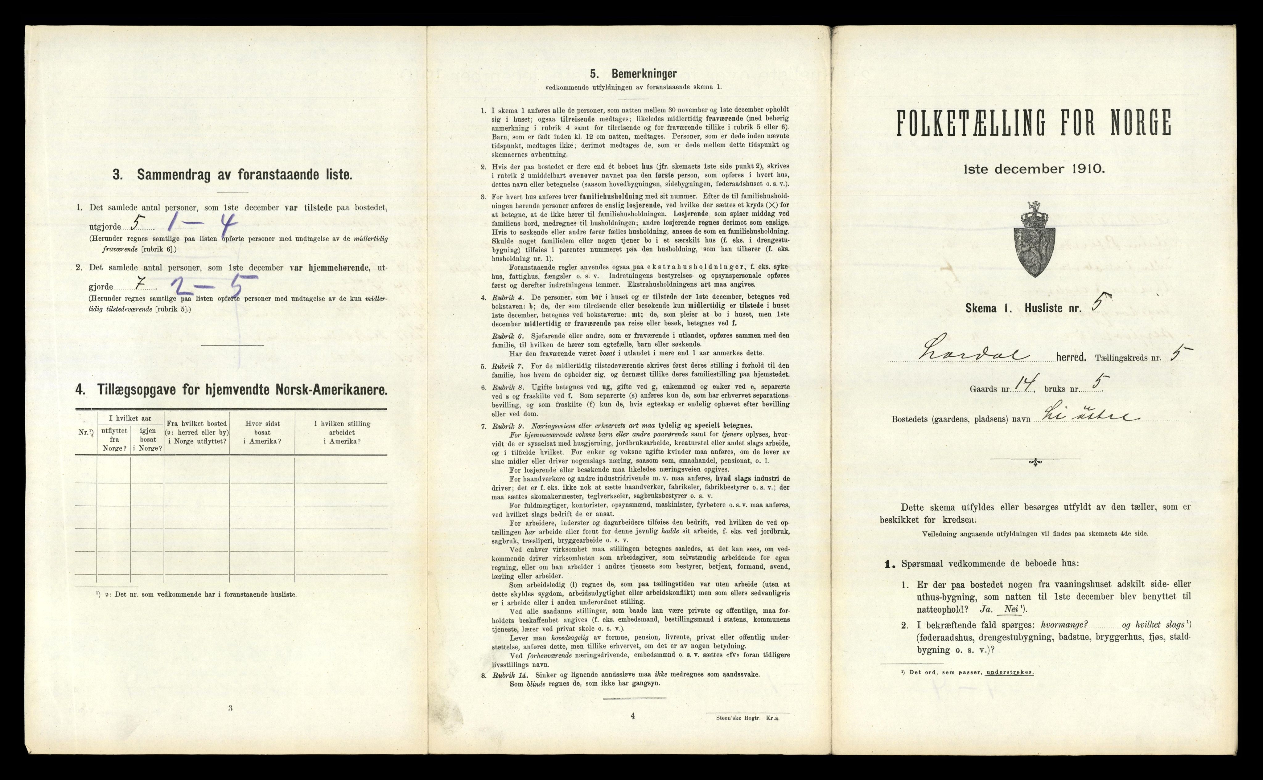 RA, Folketelling 1910 for 0728 Lardal herred, 1910, s. 654