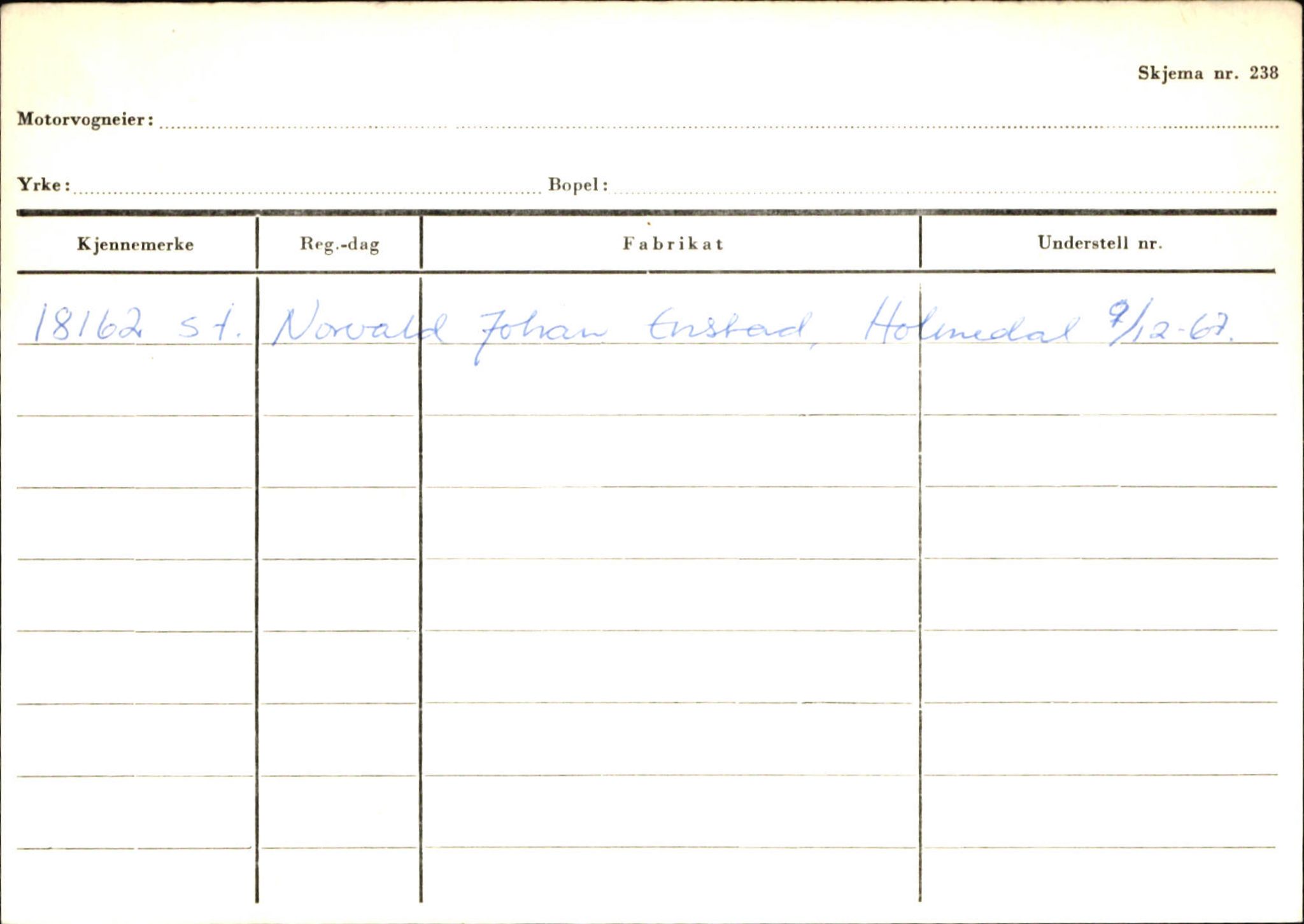 Statens vegvesen, Sogn og Fjordane vegkontor, SAB/A-5301/4/F/L0132: Eigarregister Askvoll A-Å. Balestrand A-Å, 1945-1975, s. 424