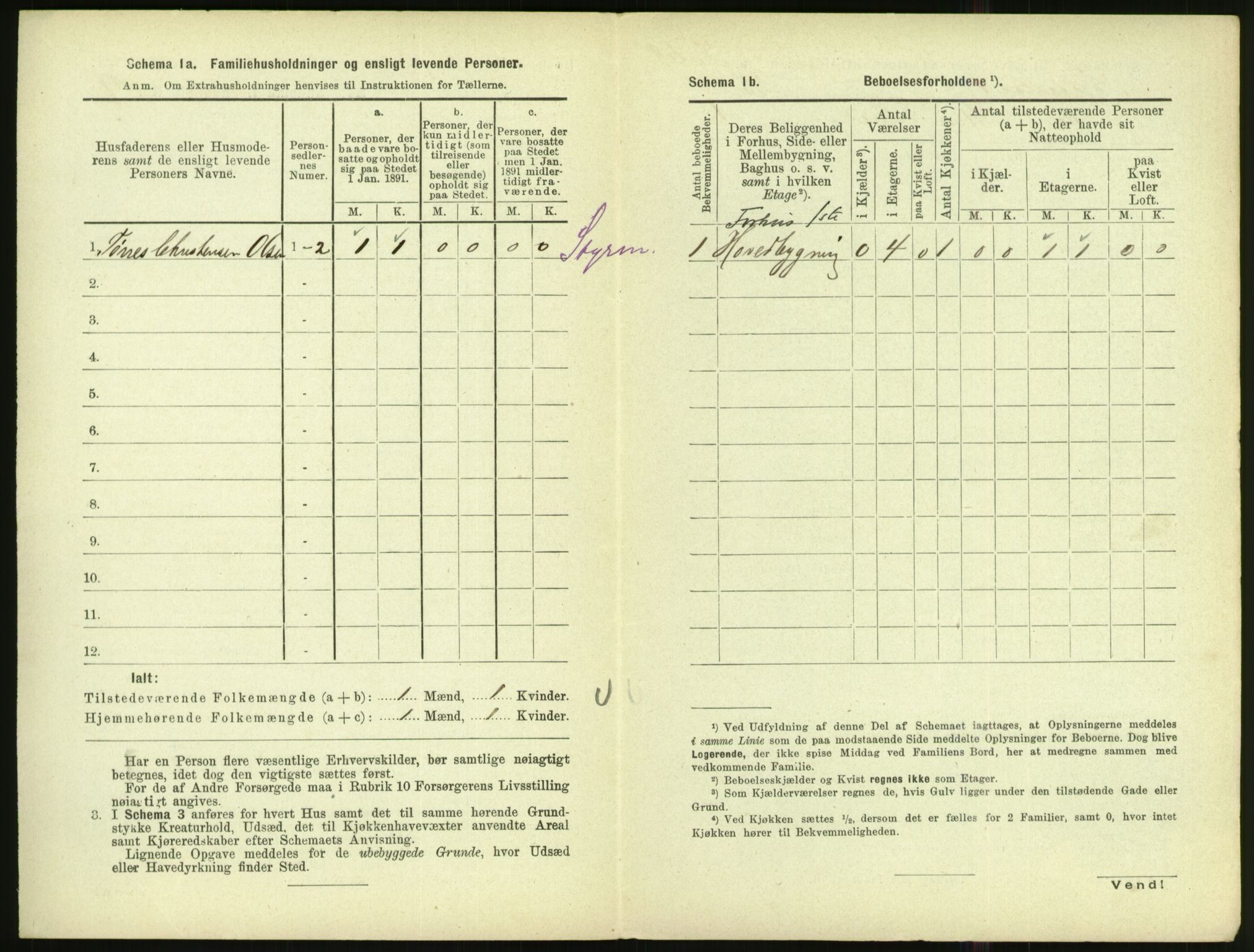 RA, Folketelling 1891 for 1002 Mandal ladested, 1891, s. 1140