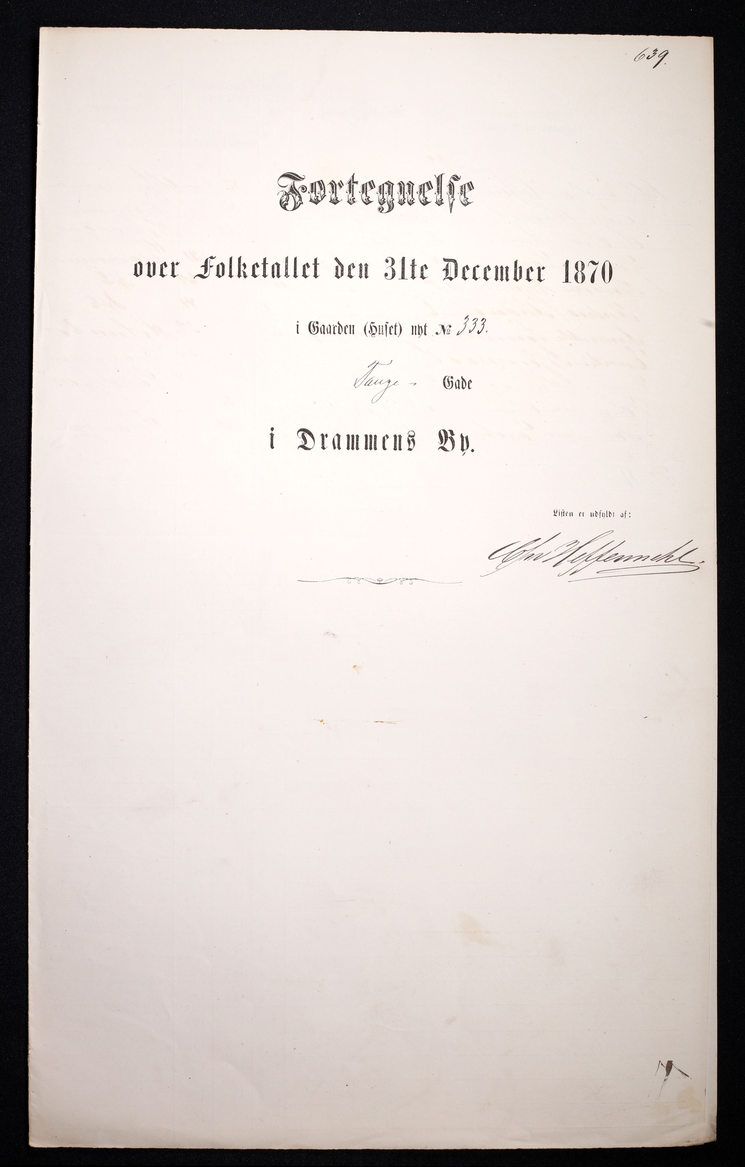 RA, Folketelling 1870 for 0602 Drammen kjøpstad, 1870, s. 1931