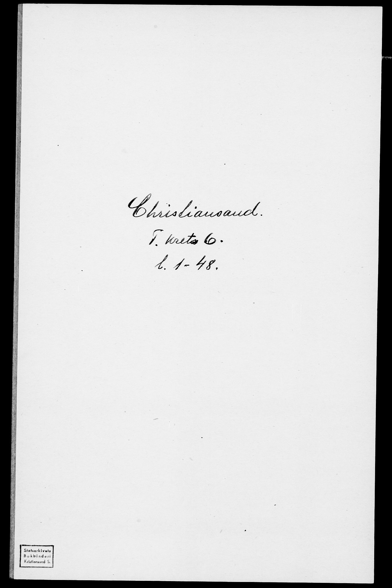 SAK, Folketelling 1875 for 1001P Kristiansand prestegjeld, 1875, s. 752