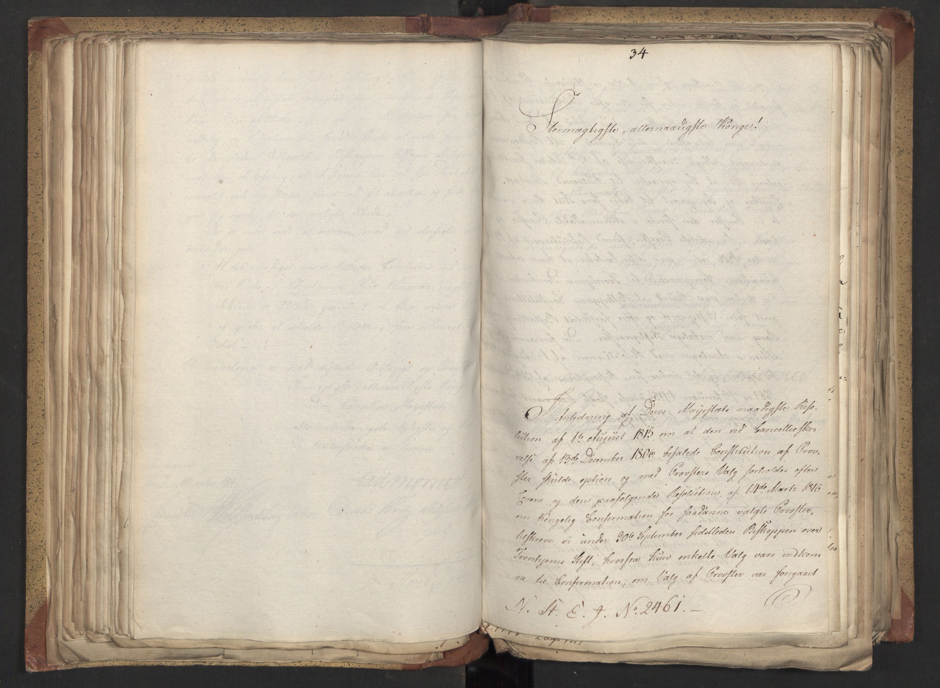 Statsrådsavdelingen i Stockholm, AV/RA-S-1003/D/Da/L0011: Regjeringsinnstillinger nr. 2393-2586, 1817, s. 167