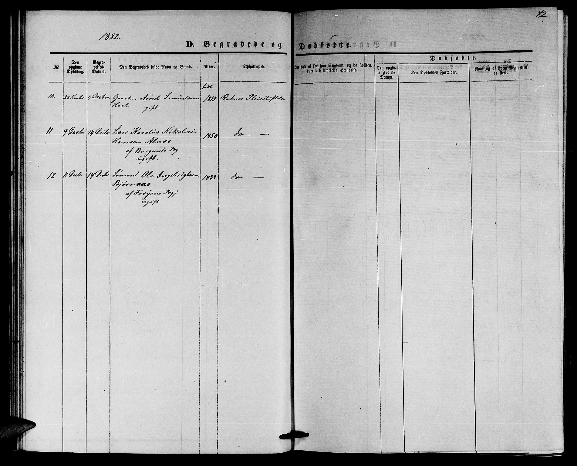 Ministerialprotokoller, klokkerbøker og fødselsregistre - Møre og Romsdal, SAT/A-1454/559/L0715: Klokkerbok nr. 559C01, 1869-1886, s. 42