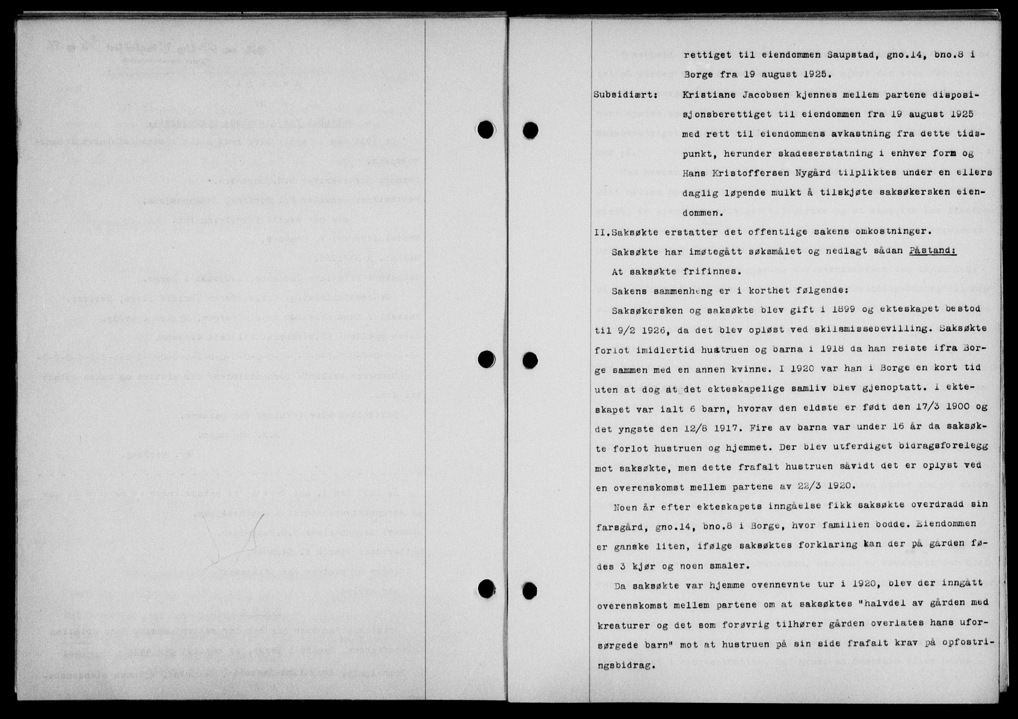 Lofoten sorenskriveri, SAT/A-0017/1/2/2C/L0033b: Pantebok nr. 33b, 1936-1936, Dagboknr: 926/1936