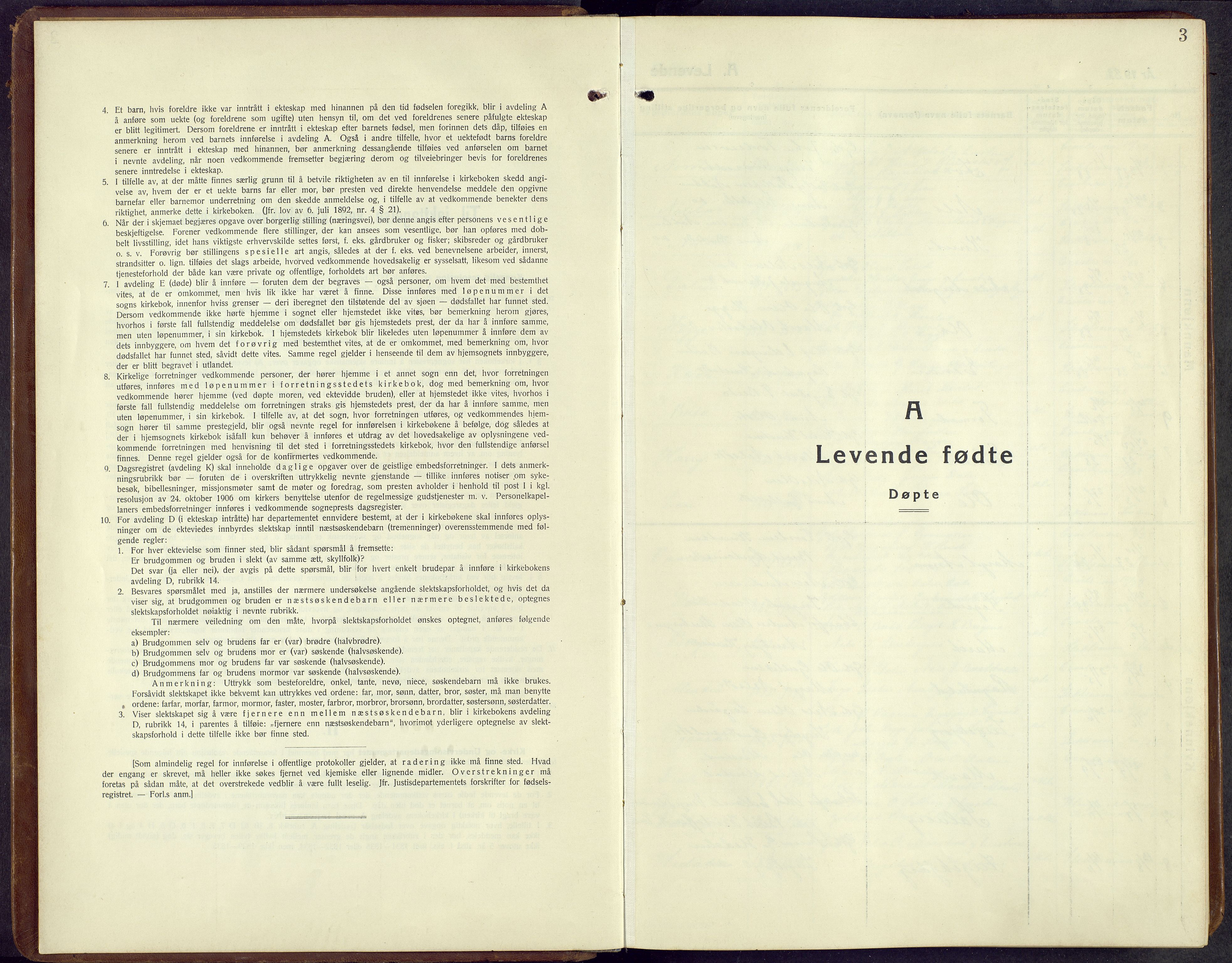 Øystre Slidre prestekontor, SAH/PREST-138/H/Ha/Hab/L0010: Klokkerbok nr. 10, 1928-1948, s. 3