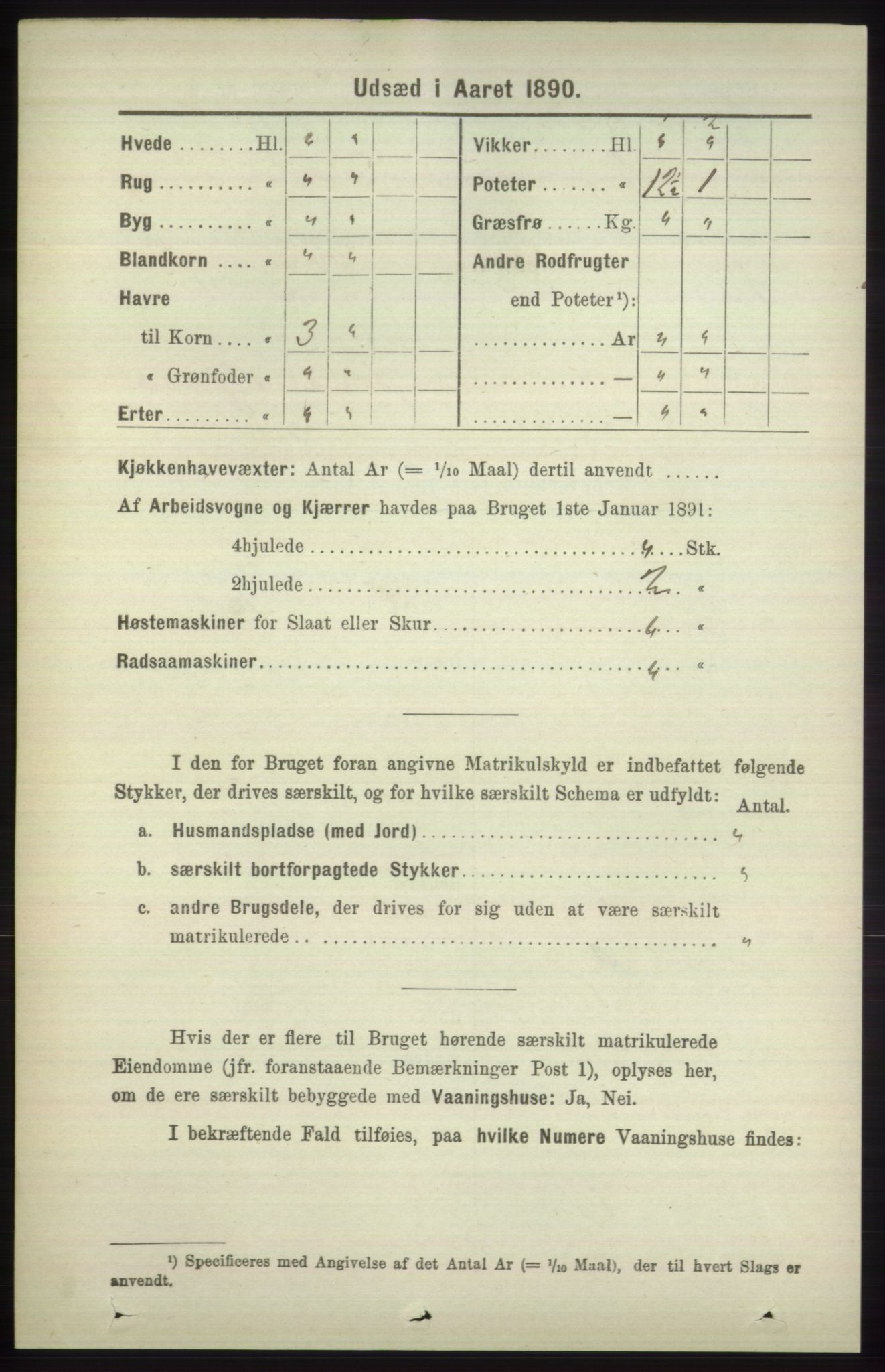 RA, Folketelling 1891 for 1251 Bruvik herred, 1891, s. 4615